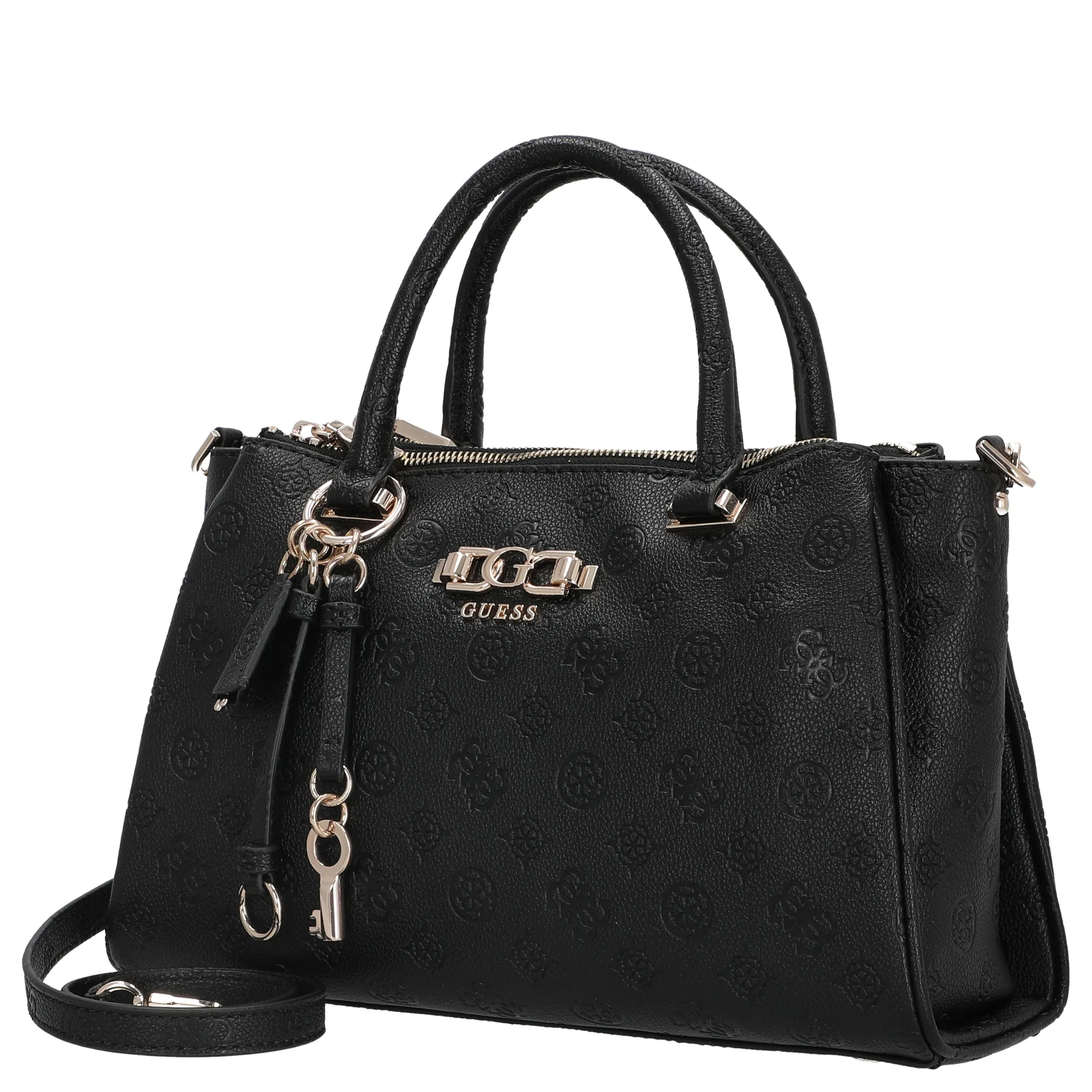Guess Anise Triple Comp Satchel - Henkeltasche 30.5 cm (black logo) - Image 2