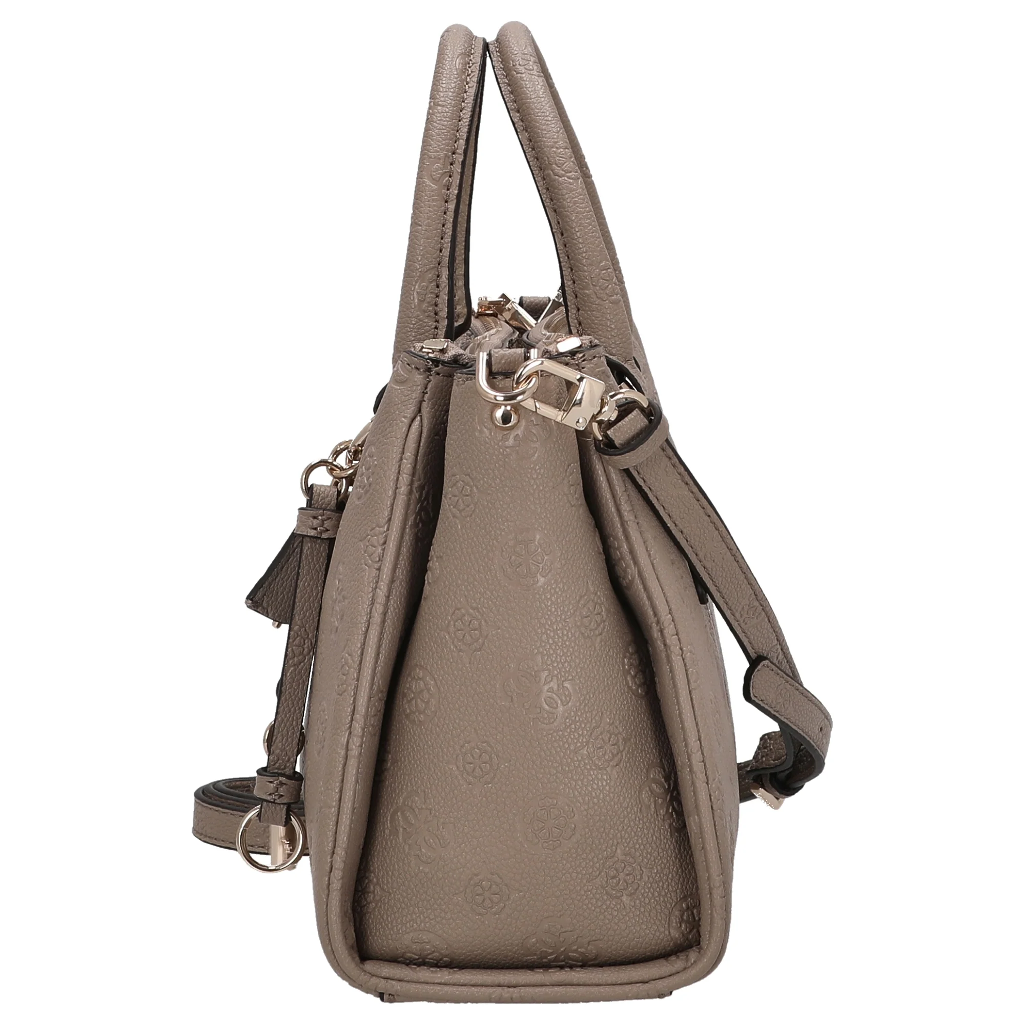 Guess Anise Triple Comp Satchel - Henkeltasche 30.5 cm (dark taupe logo) - Image 3