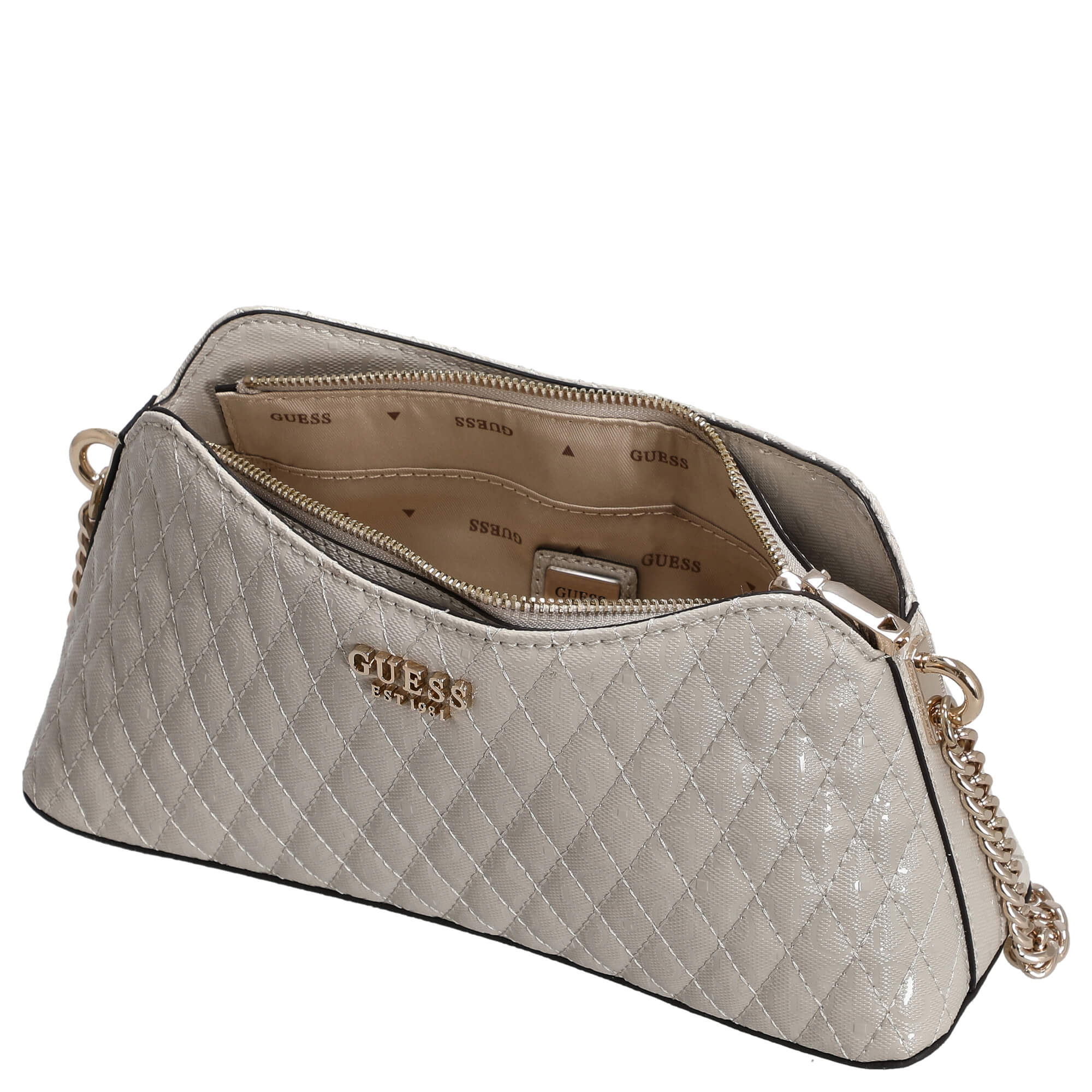 Guess Betula - Schultertasche 27 cm (taupe) - Image 7
