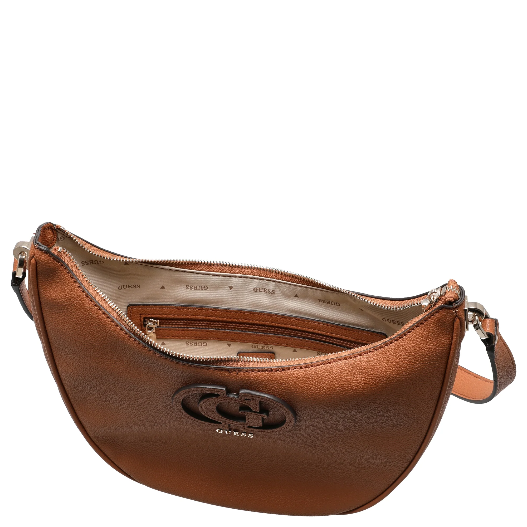 Guess Calebra Hobo - Umhängetasche 19 cm (cognac) - Image 6