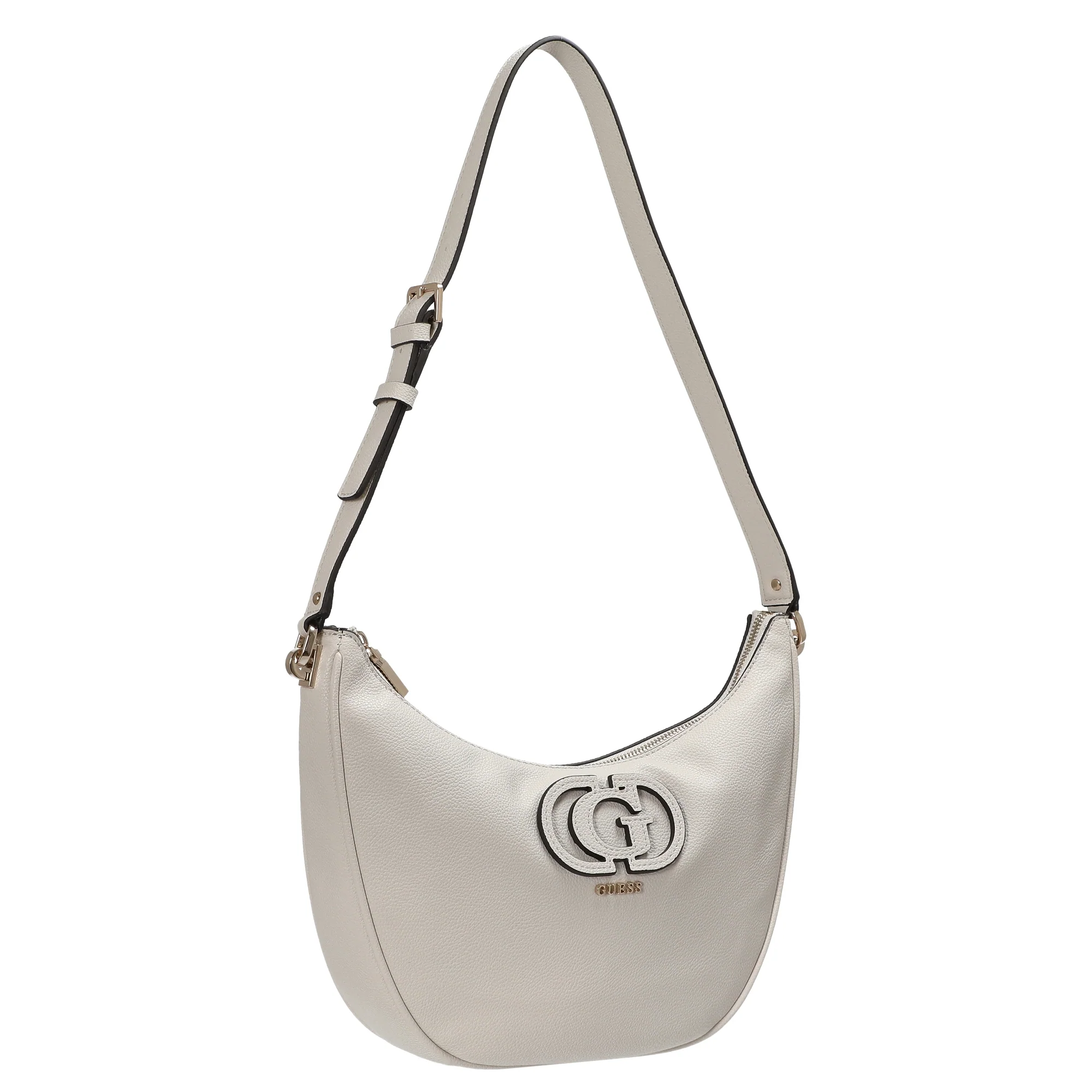 Guess Calebra Hobo - Umhängetasche 19 cm (off white) - Image 5