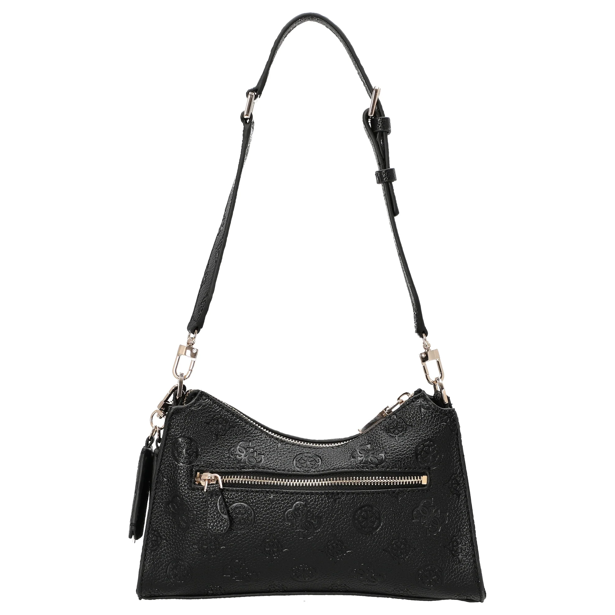 Guess Cresidia II Top Zip - Schultertasche 27 cm (black logo) - Image 4