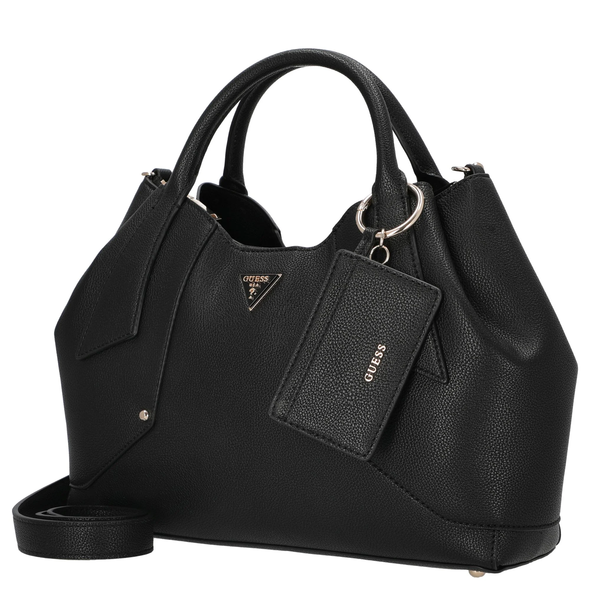 Guess Darcy Girlfriend Satchel - Henkeltasche 35 cm (black) - Image 2