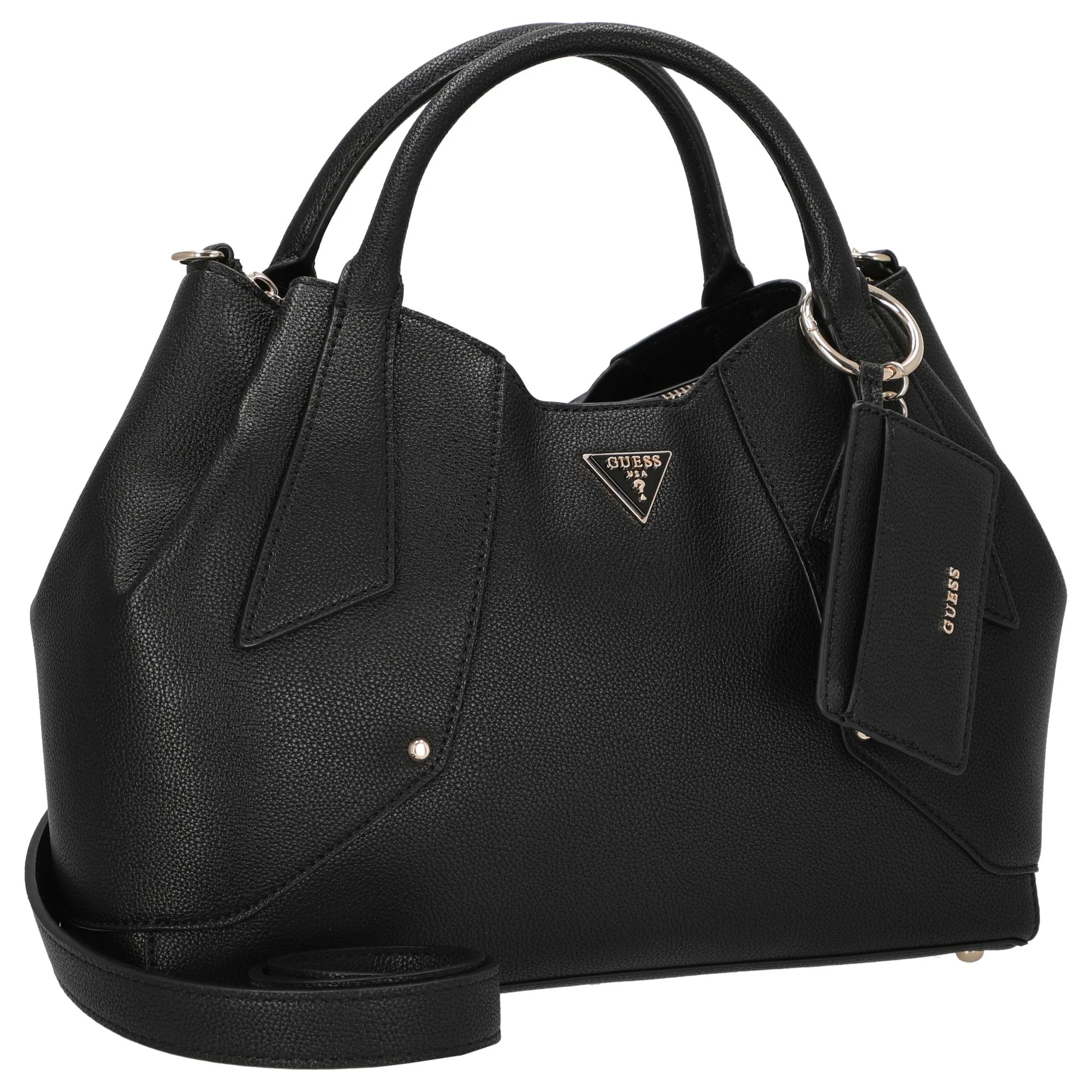 Guess Darcy Girlfriend Satchel - Henkeltasche 35 cm (black) - Image 5