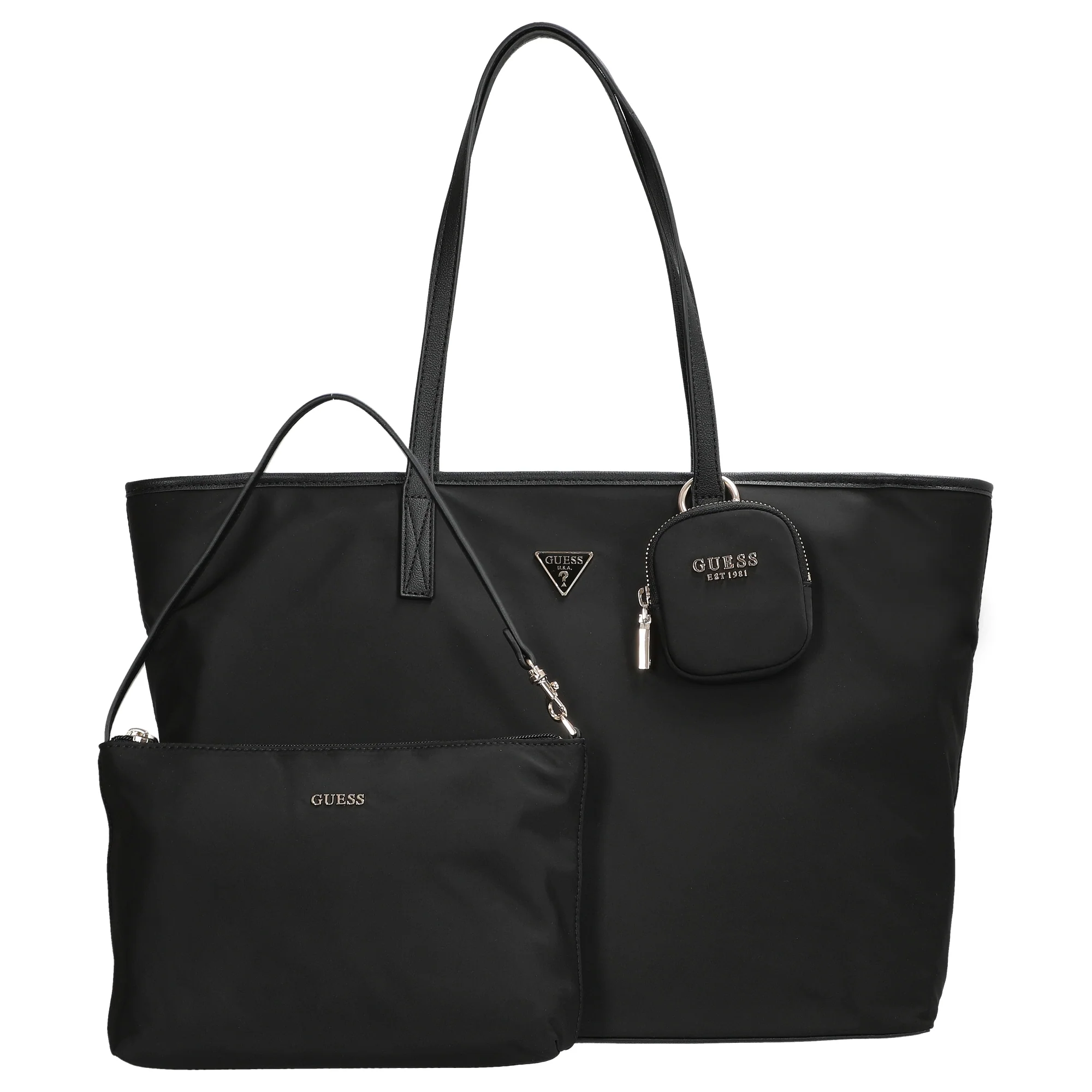 Guess Eco Gemma Tech Tote - Shopper L mit herausnehmbarer Pouch 50 cm (black) - Image 6