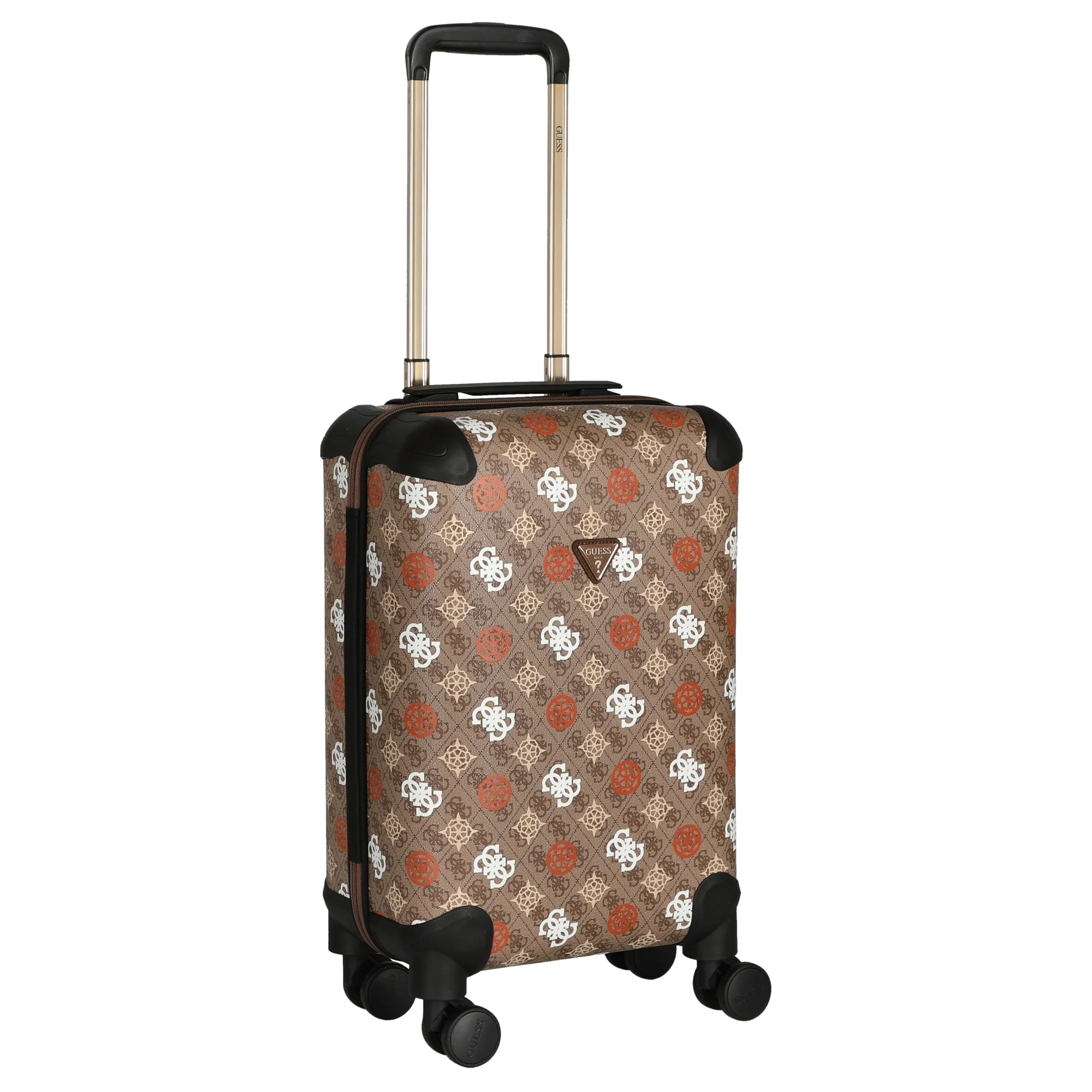 Guess Eliette Logo 18 IN - 4-Rollen-Kabinentrolley S (latte logo/ginger) - Image 5