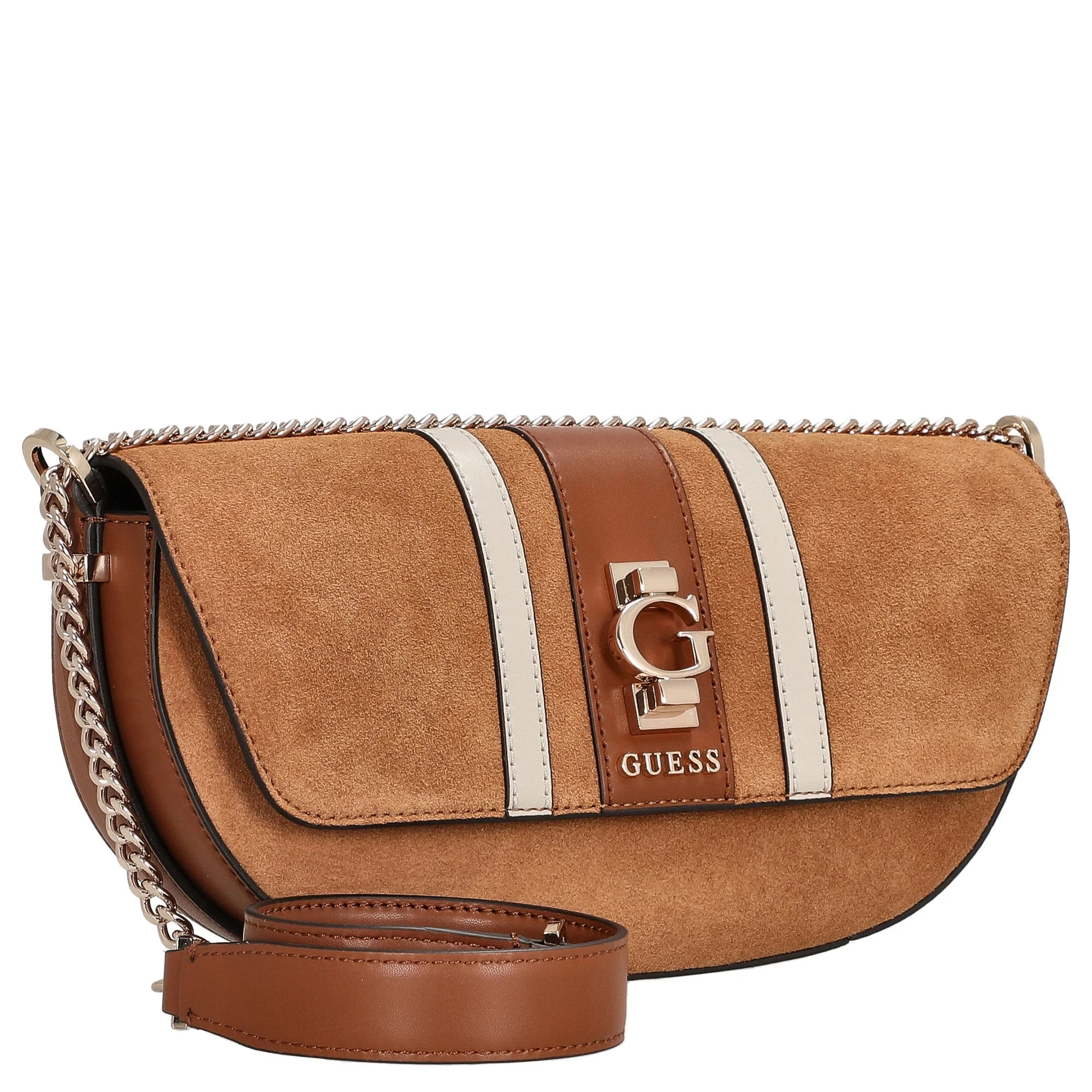 Guess Erenia Convertible Xbody - Umhängetasche 26 cm (cognac multi) - Image 5