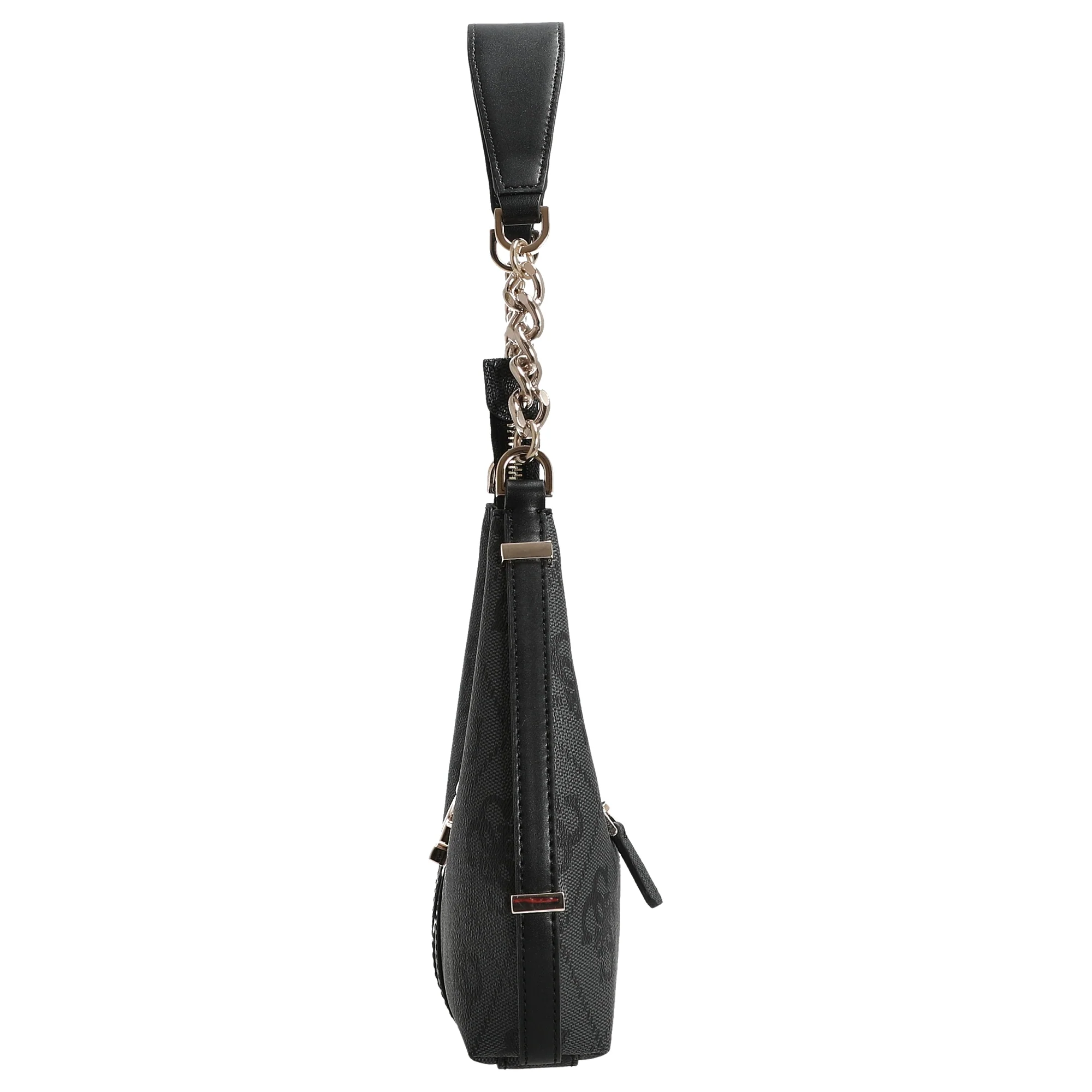 Guess Erenia Top Zip - Schultertasche (coal logo) - Image 3