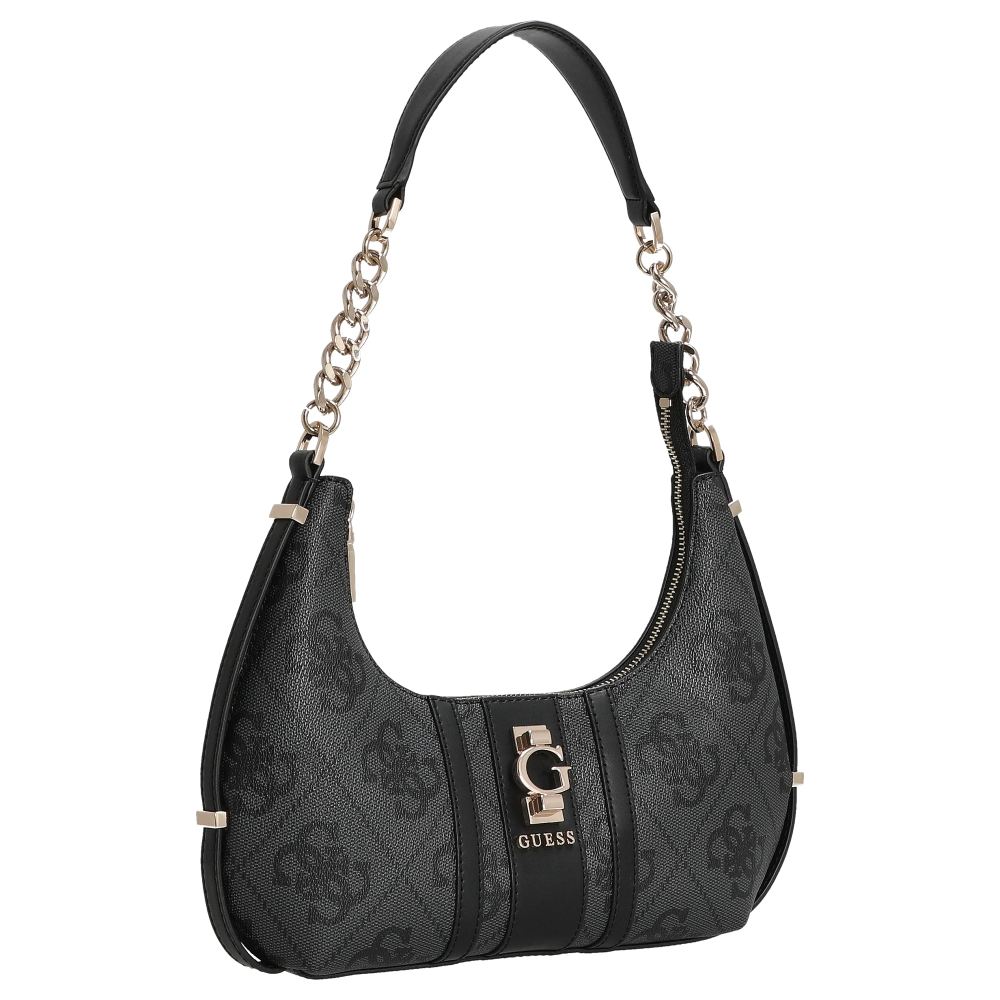 Guess Erenia Top Zip - Schultertasche (coal logo) - Image 5