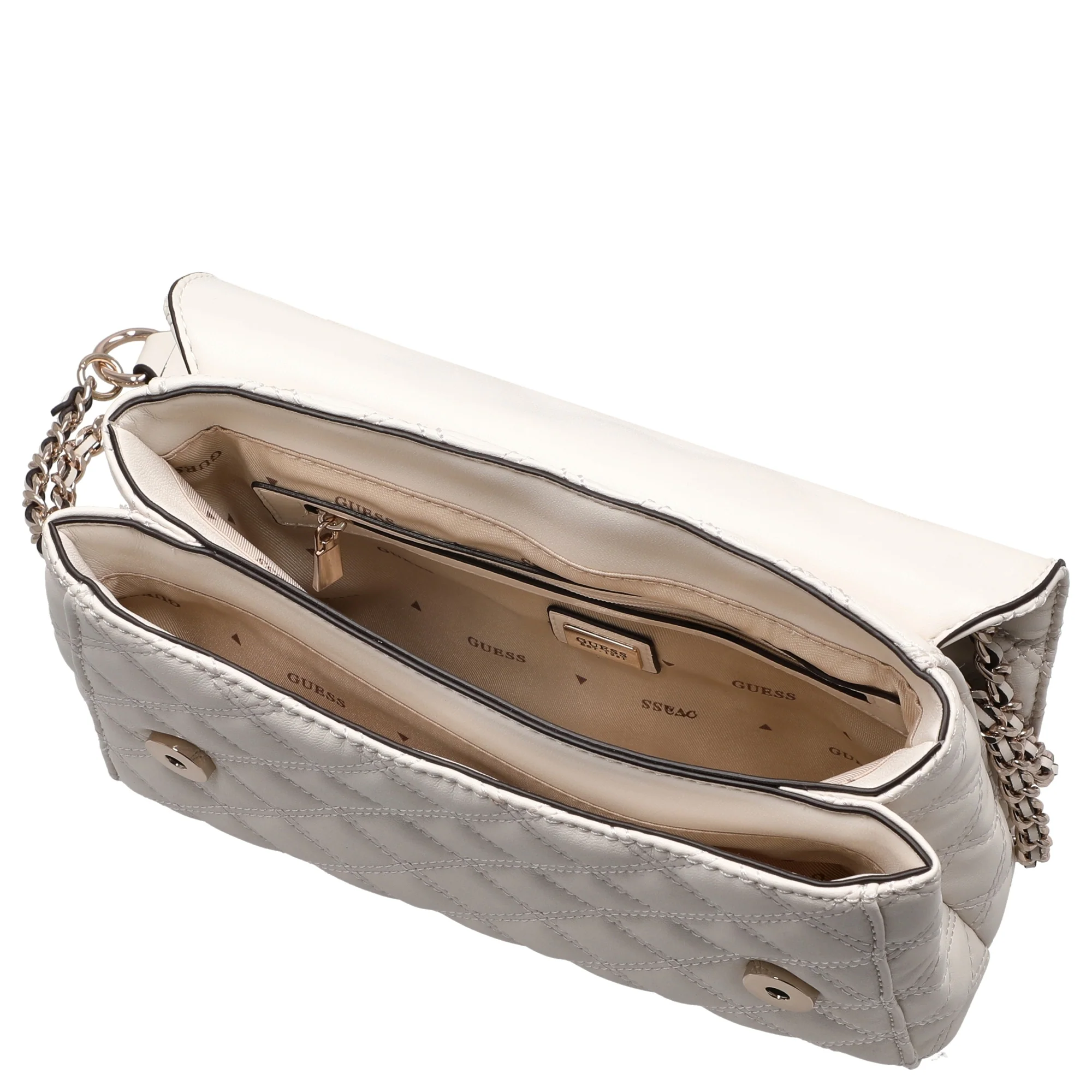 Guess Giully II 2 Compartment Convertible - Umhängetasche 23 cm (off white) - Image 6