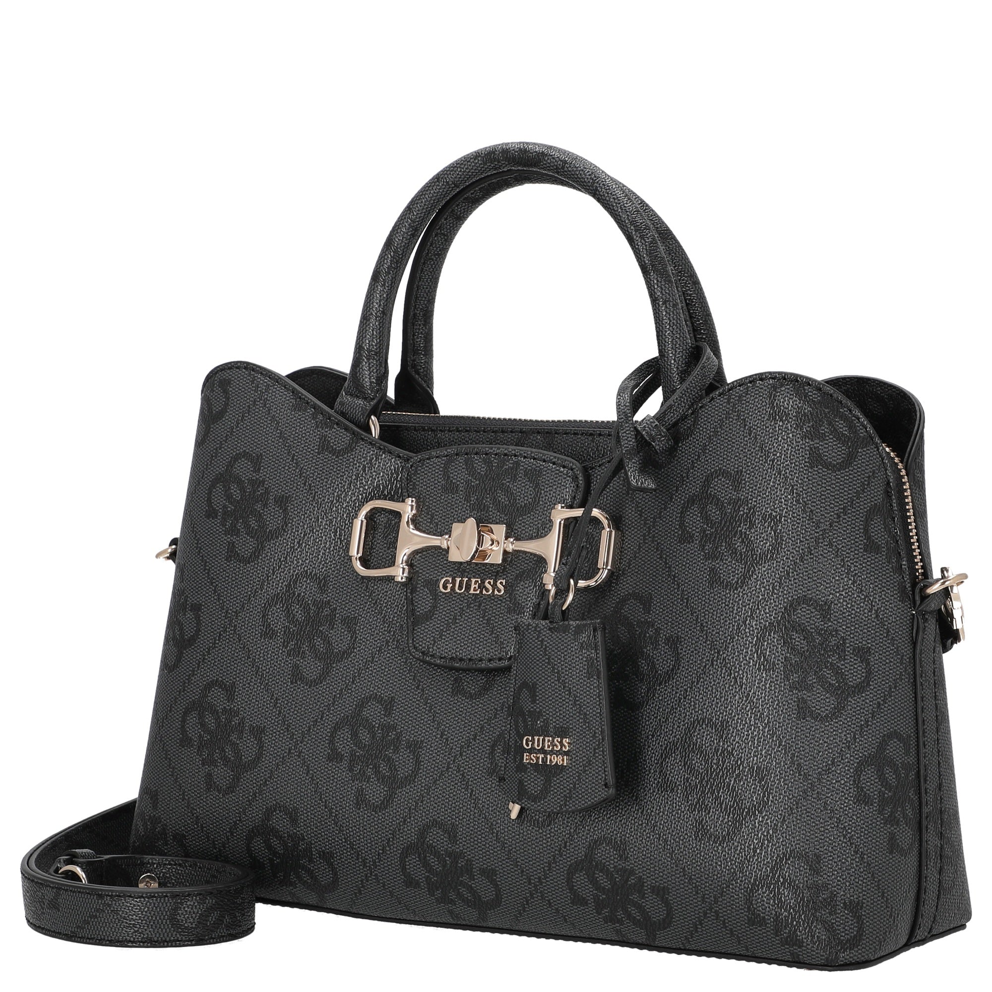 Guess Janie Logo - Henkeltasche (coal logo) - Image 2
