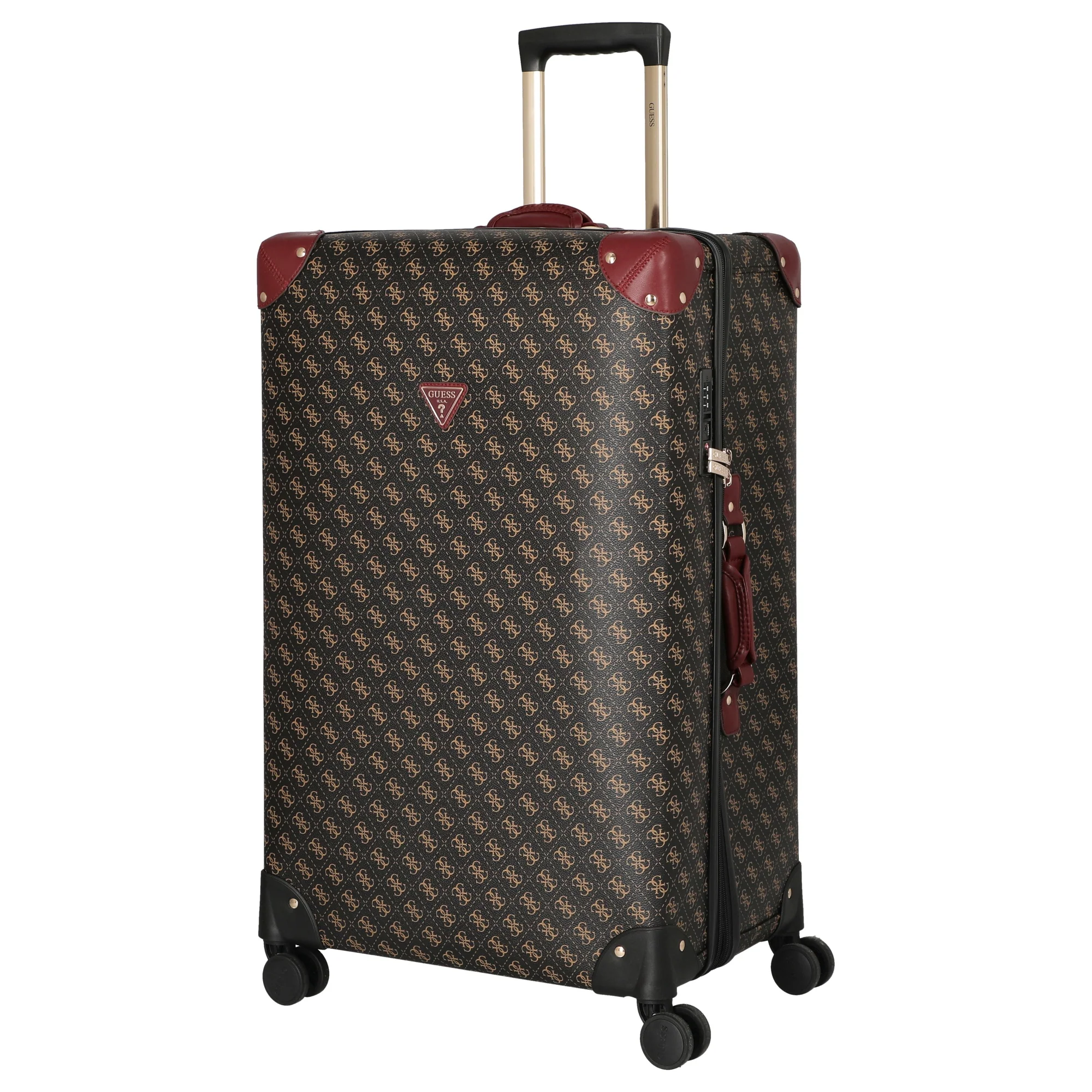 Guess Latona 28 IN - 47-Rollen-Trolley L (brown logo) - Image 2