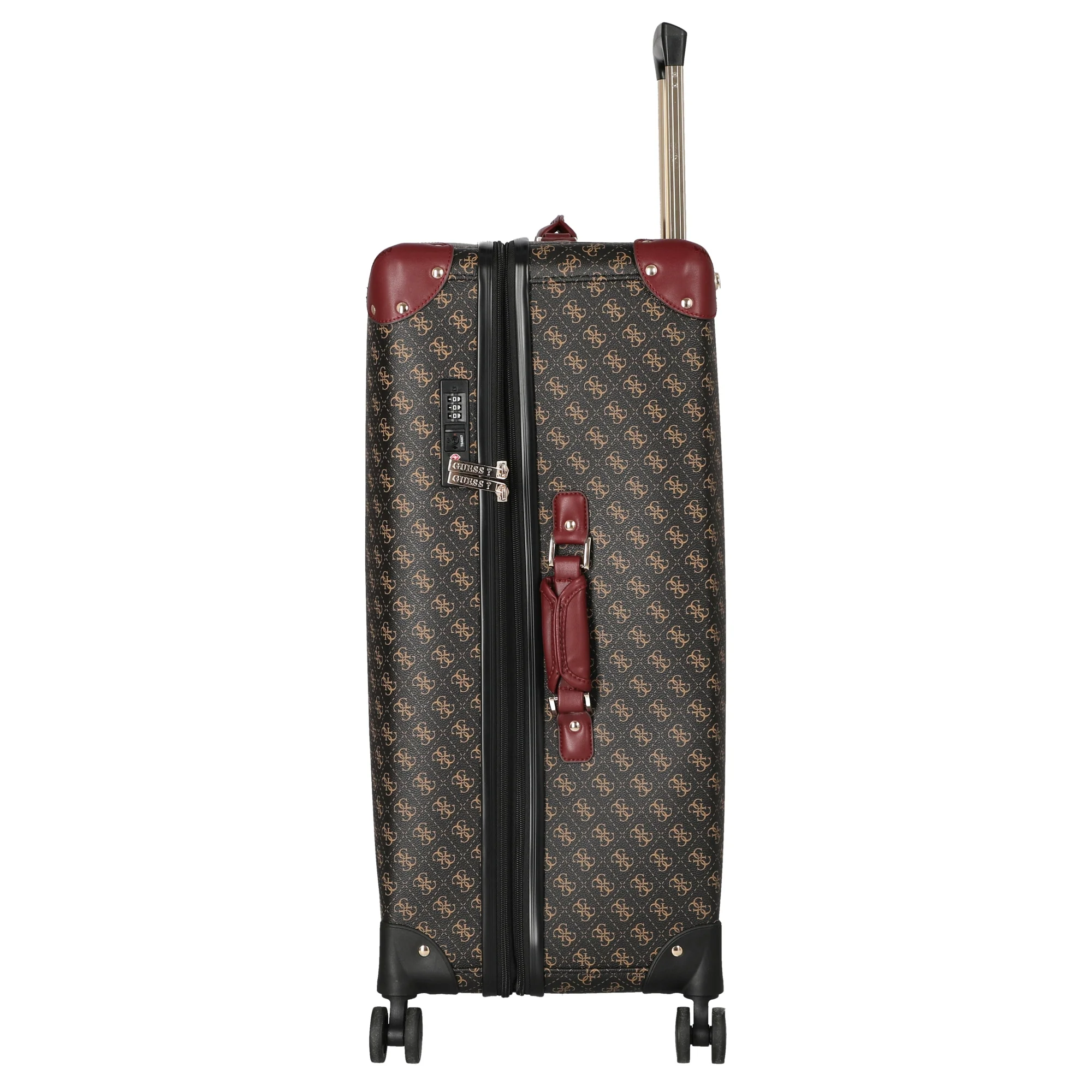 Guess Latona 28 IN - 47-Rollen-Trolley L (brown logo) - Image 3