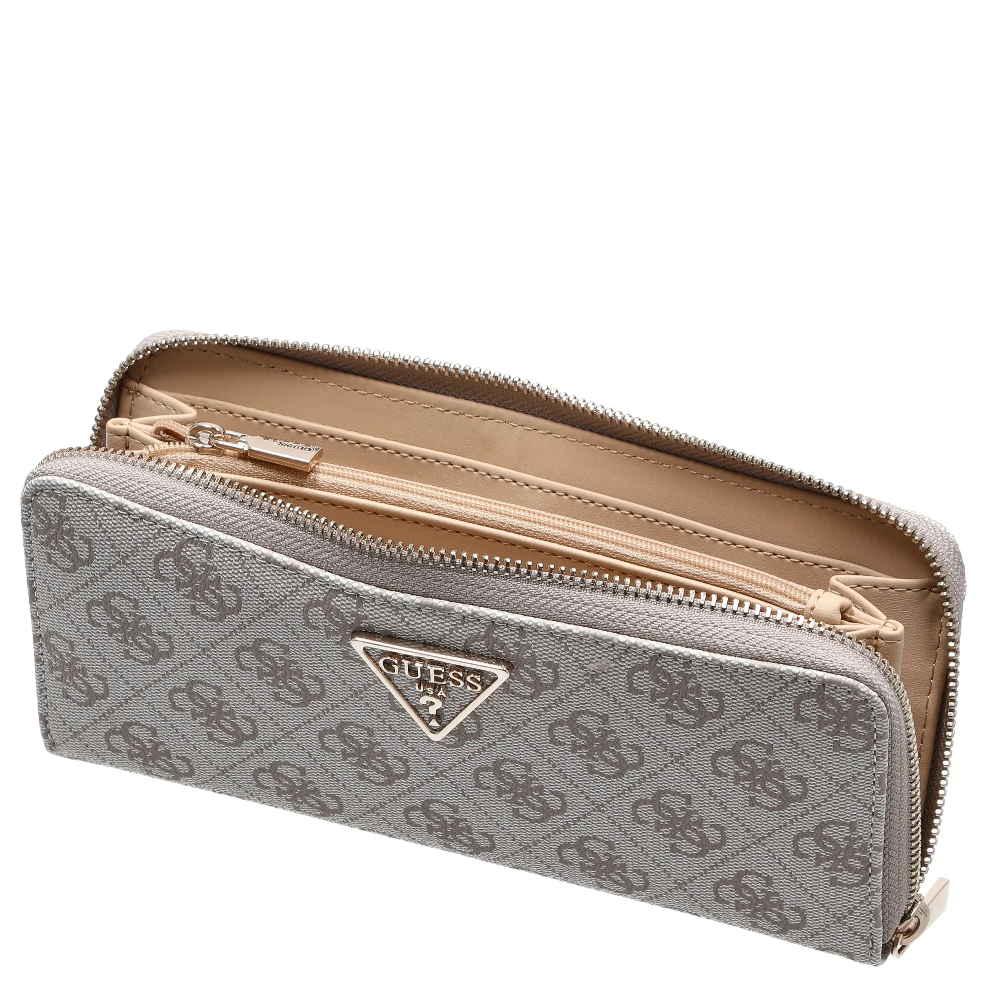 Guess Laurel II SLG Large Zip Around - Geldbörse 12cc 20.5 cm (dark taupe logo) - Image 2