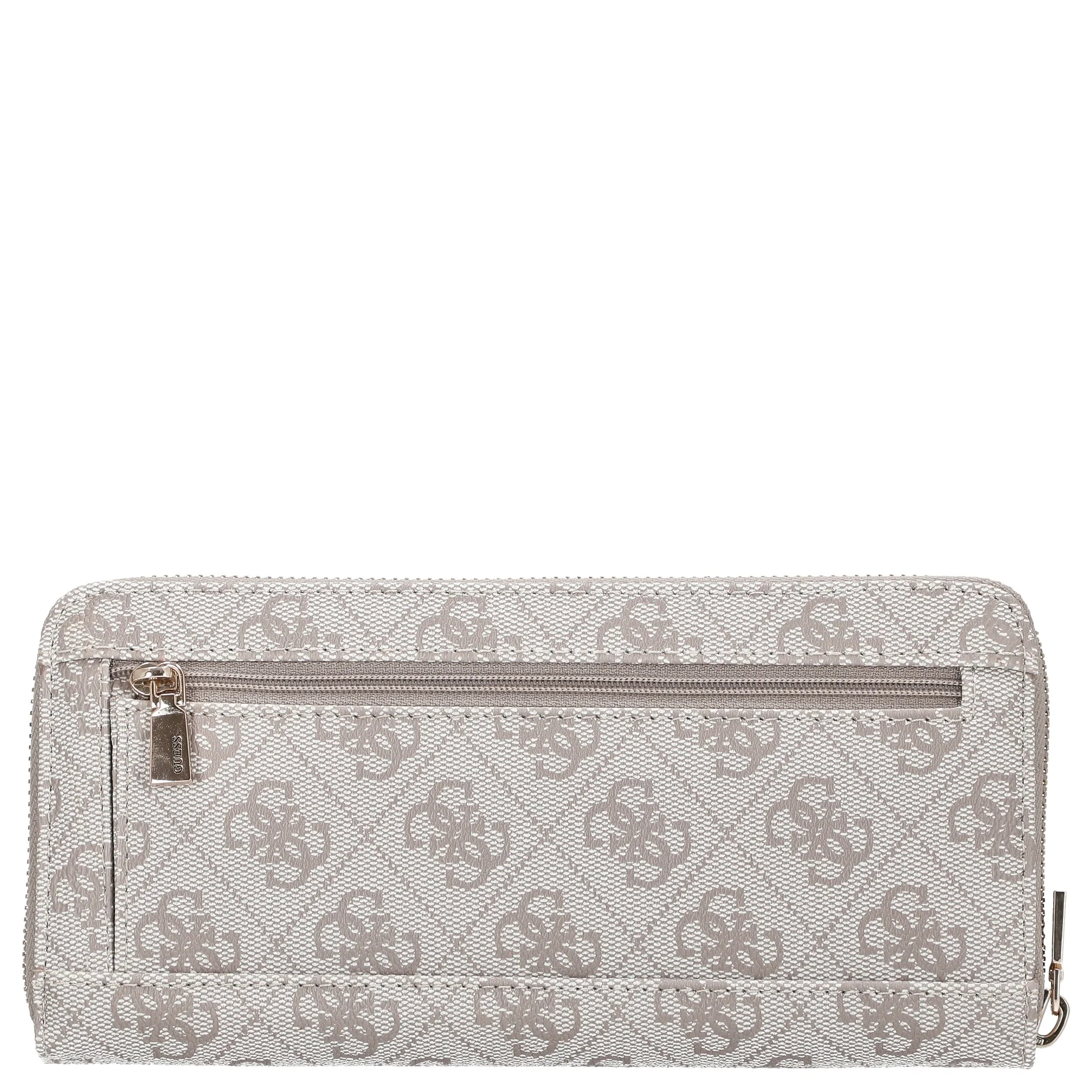 Guess Laurel II SLG Large Zip Around - Geldbörse 12cc 20.5 cm (dark taupe logo) - Image 4