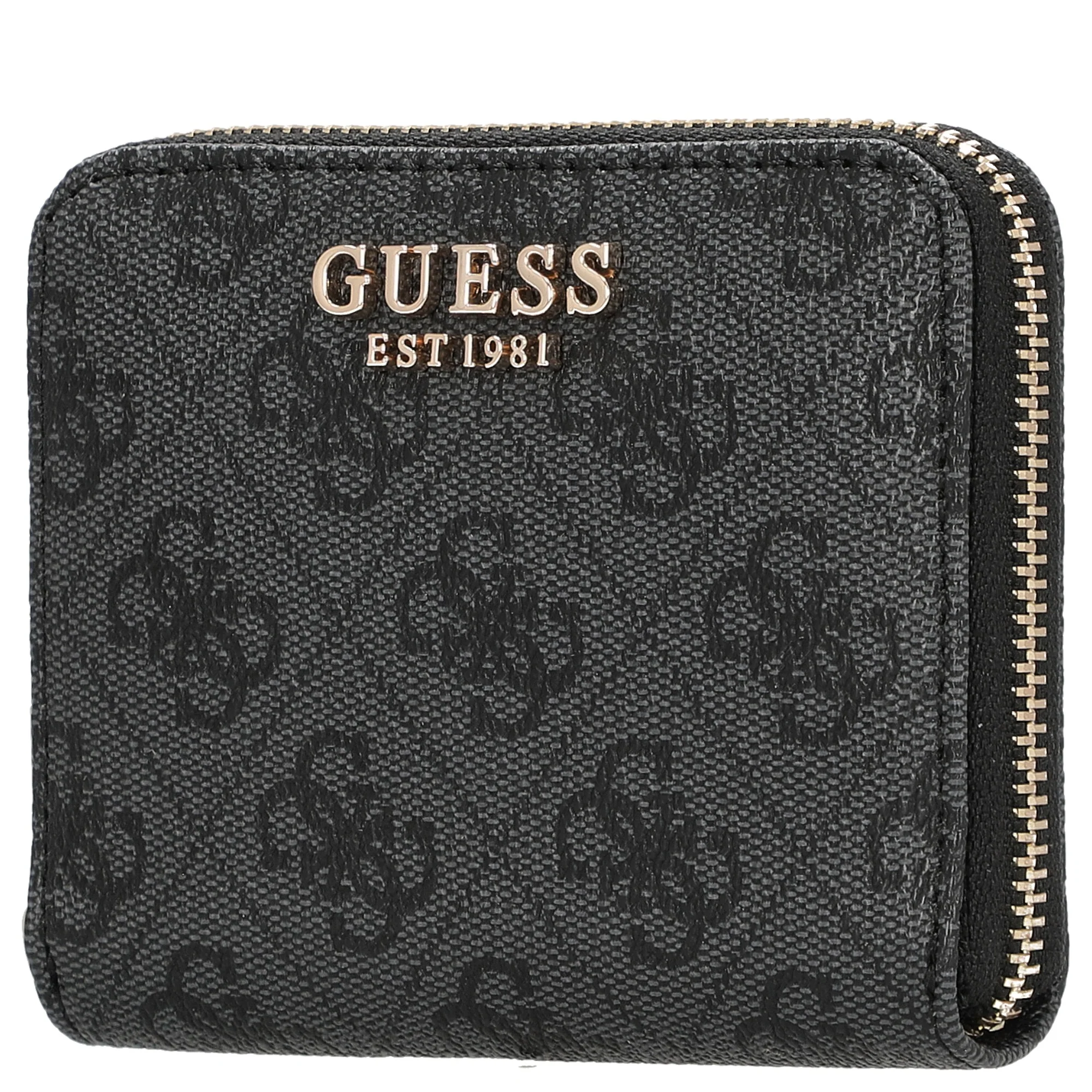 Guess Laurel II SLG Small Zip Around - Geldbörse 3cc 11 cm (coal logo) - Image 3