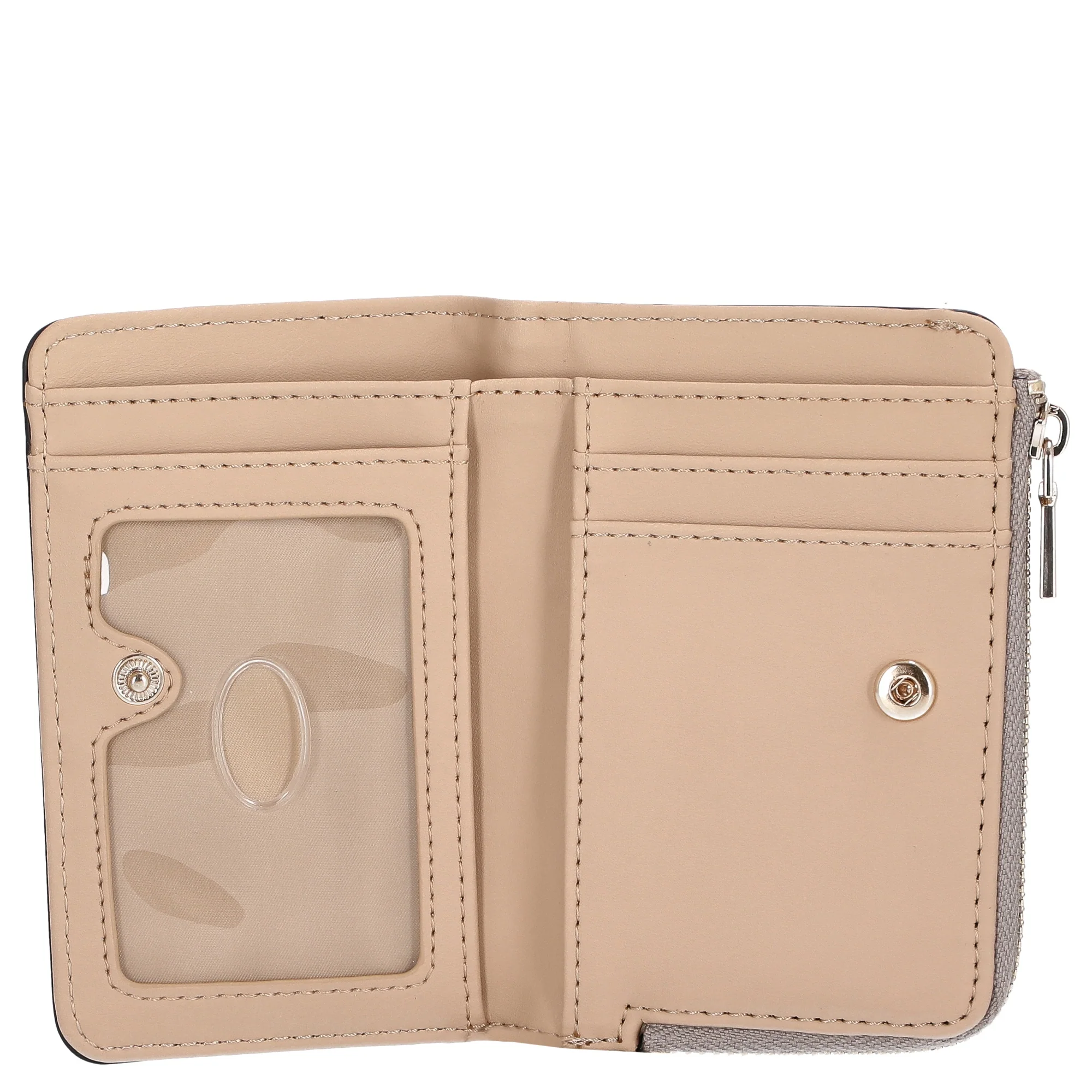 Guess Laurel II SLG Zip Around - Kreditkartenetui 4cc 12 cm (latte logo) - Image 2