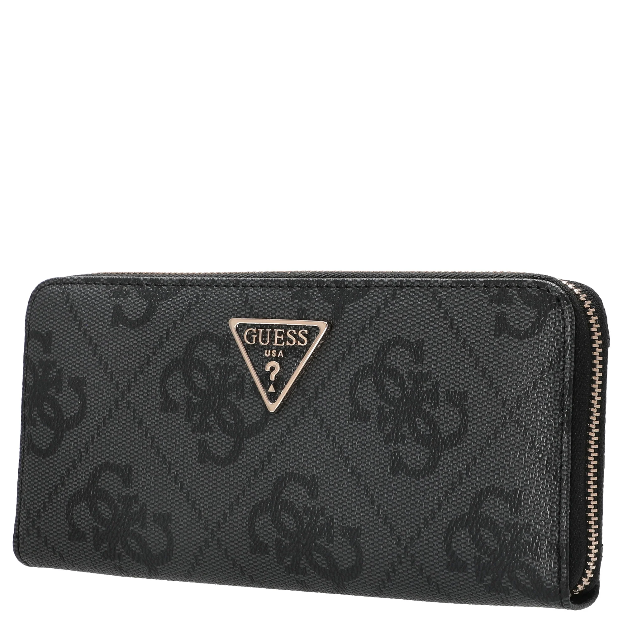 Guess Laurel ll SLG Large Zip - Geldbörse (coal logo) - Image 3
