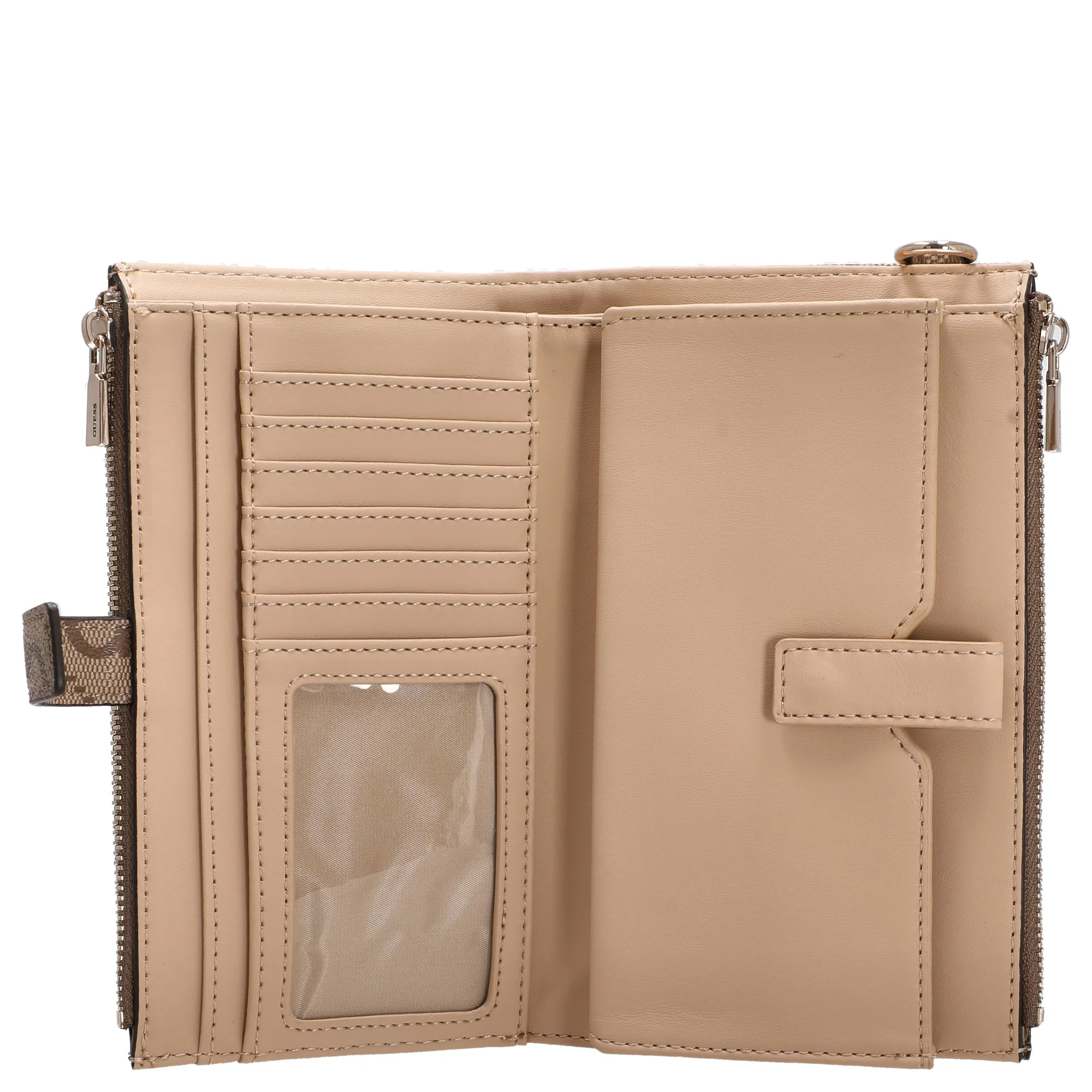 Guess Laurel ll SLG Zip Organizer - Geldbörse 6cc 18.5 cm (latte logo/brown) - Image 2