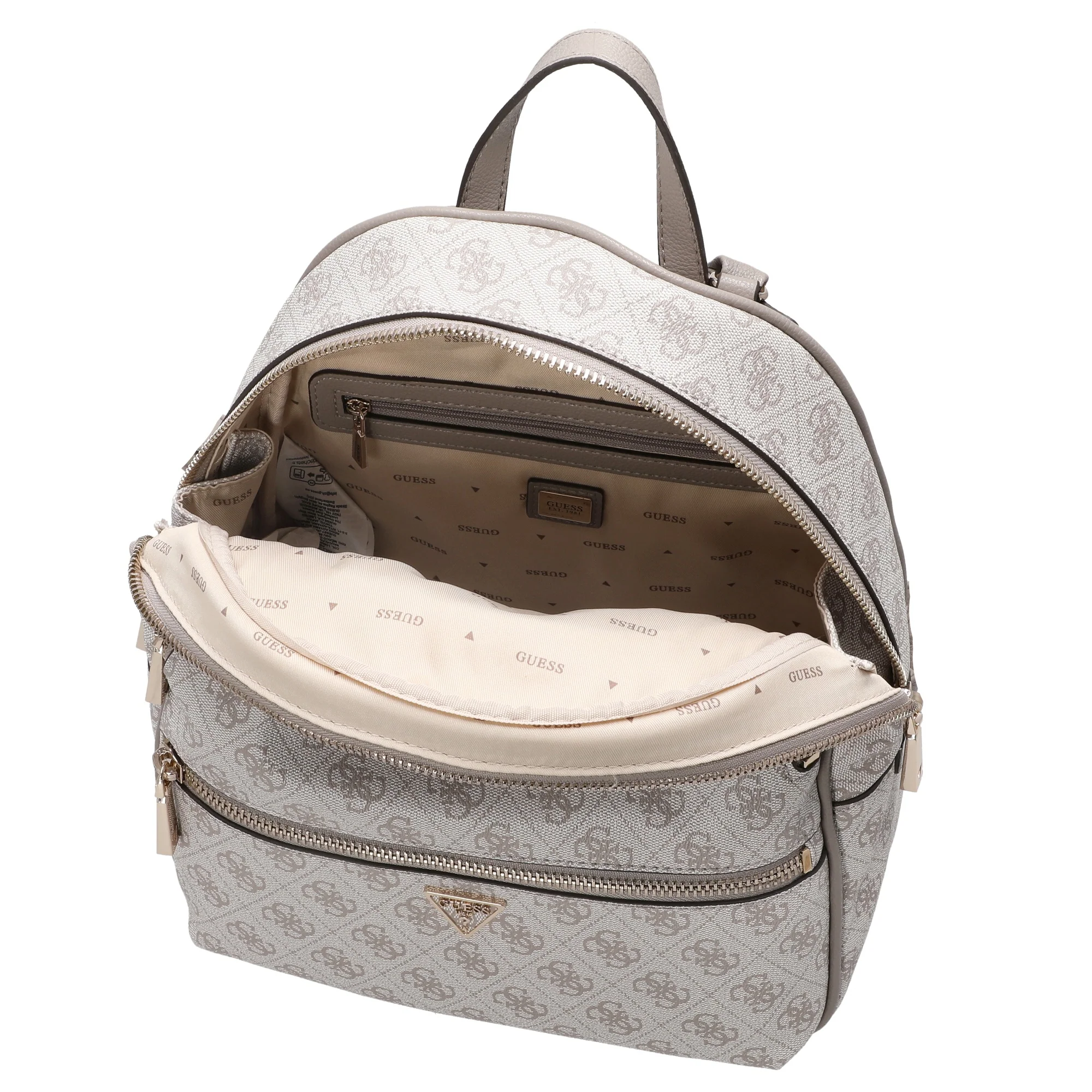 Guess Manhattan II Large - Rucksack 33 cm (dark taupe logo) - Image 6