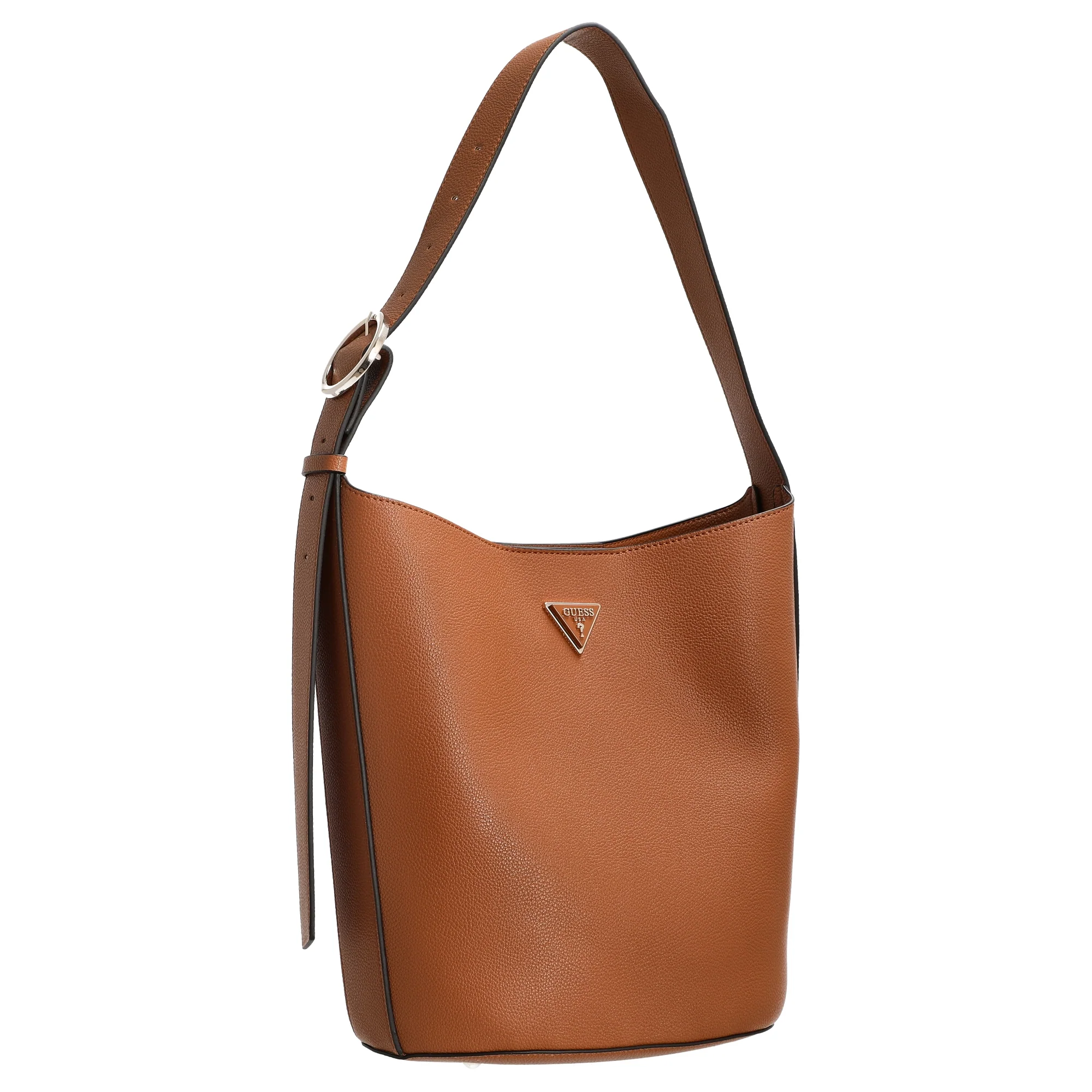 Guess Meridian II Bucket - Beuteltasche mit herausnehmbarer Pouch (cognac) - Image 5