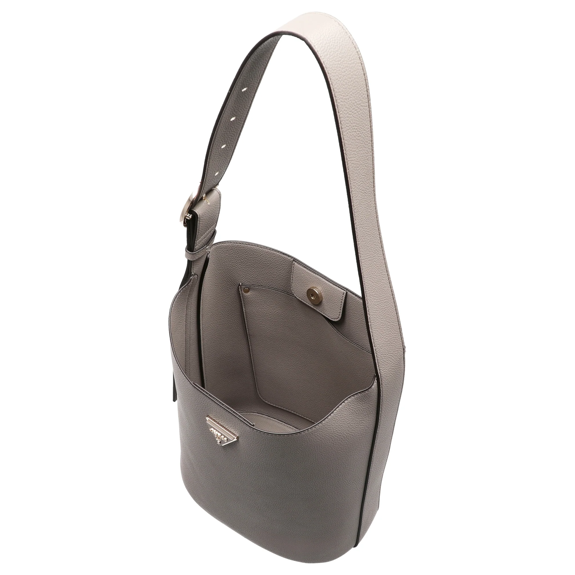 Guess Meridian II Bucket - Beuteltasche mit herausnehmbarer Pouch (dark taupe) - Image 7