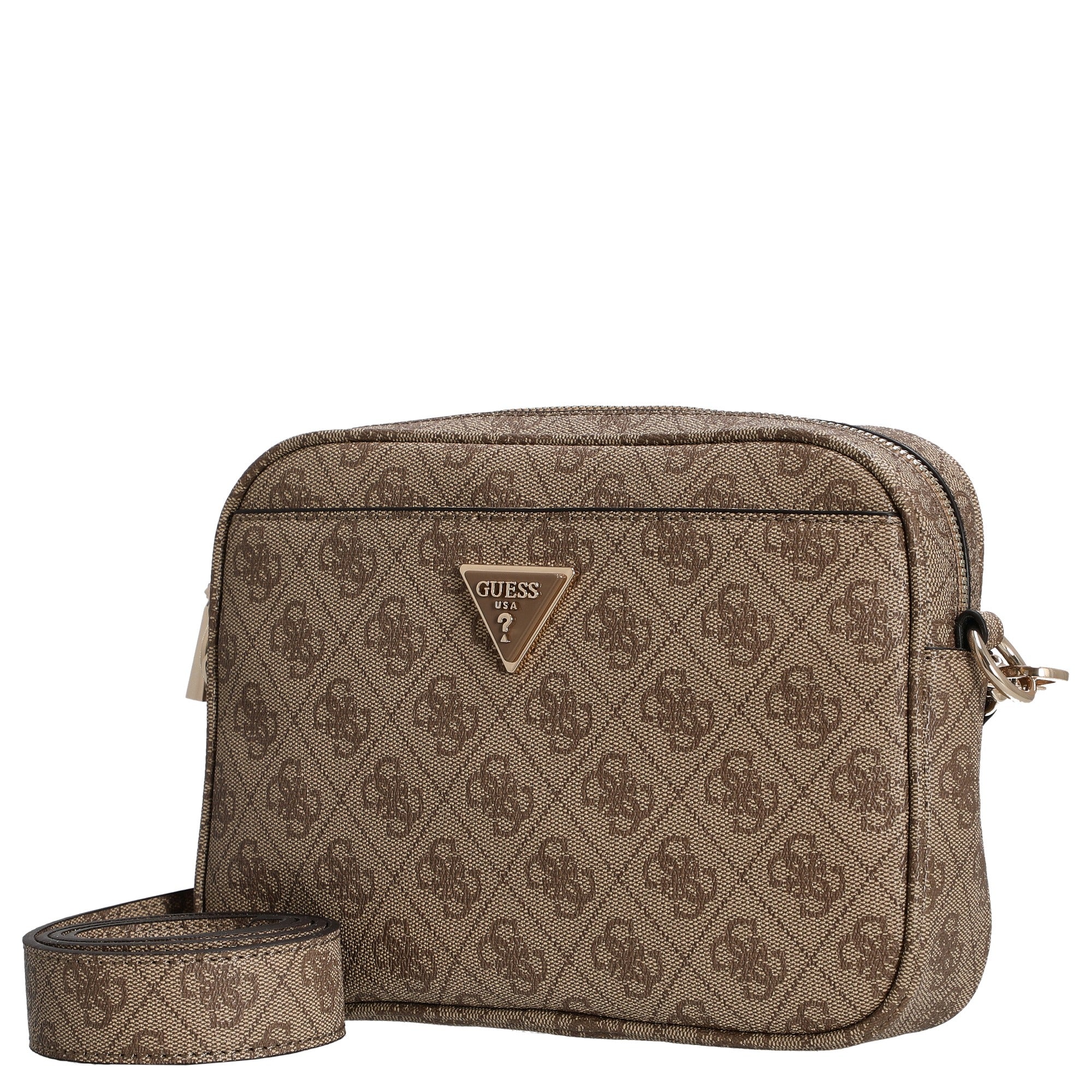 Guess Meridian II - Umhängetasche 24 cm (latte logo) - Image 2