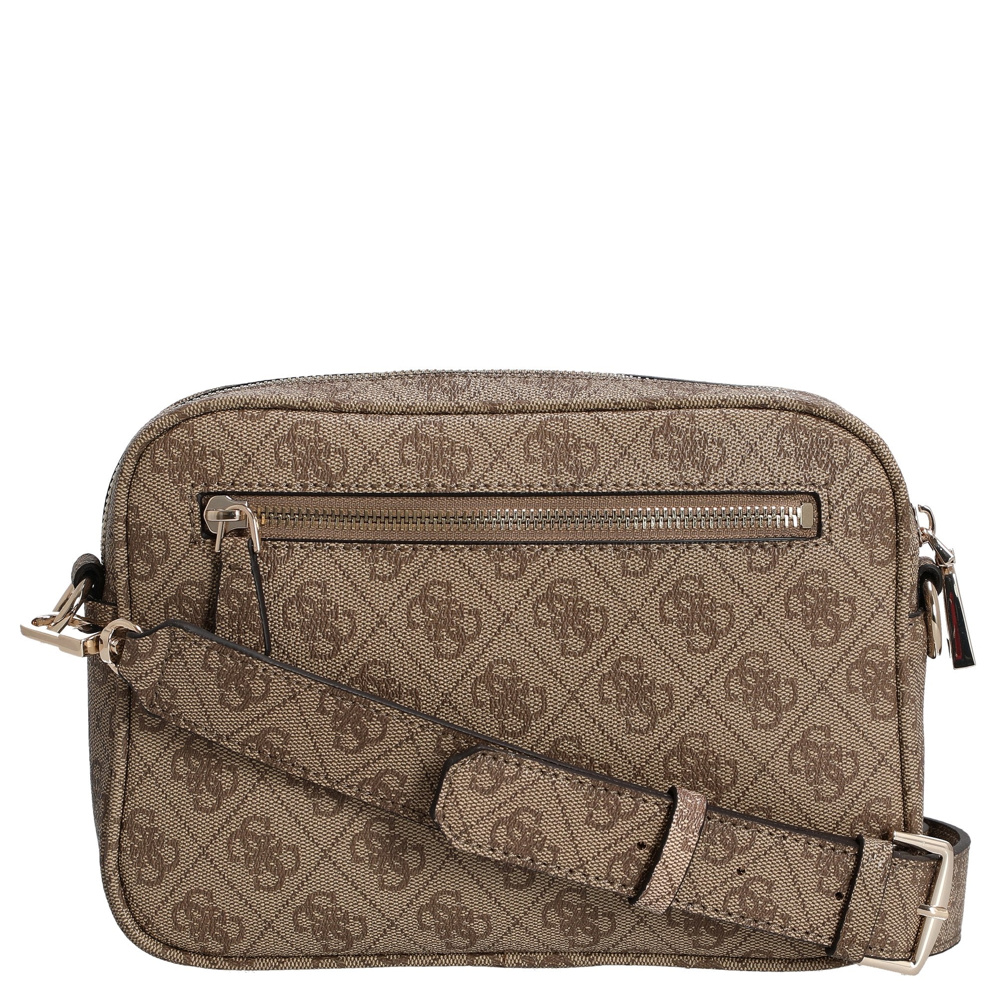 Guess Meridian II - Umhängetasche 24 cm (latte logo) - Image 4