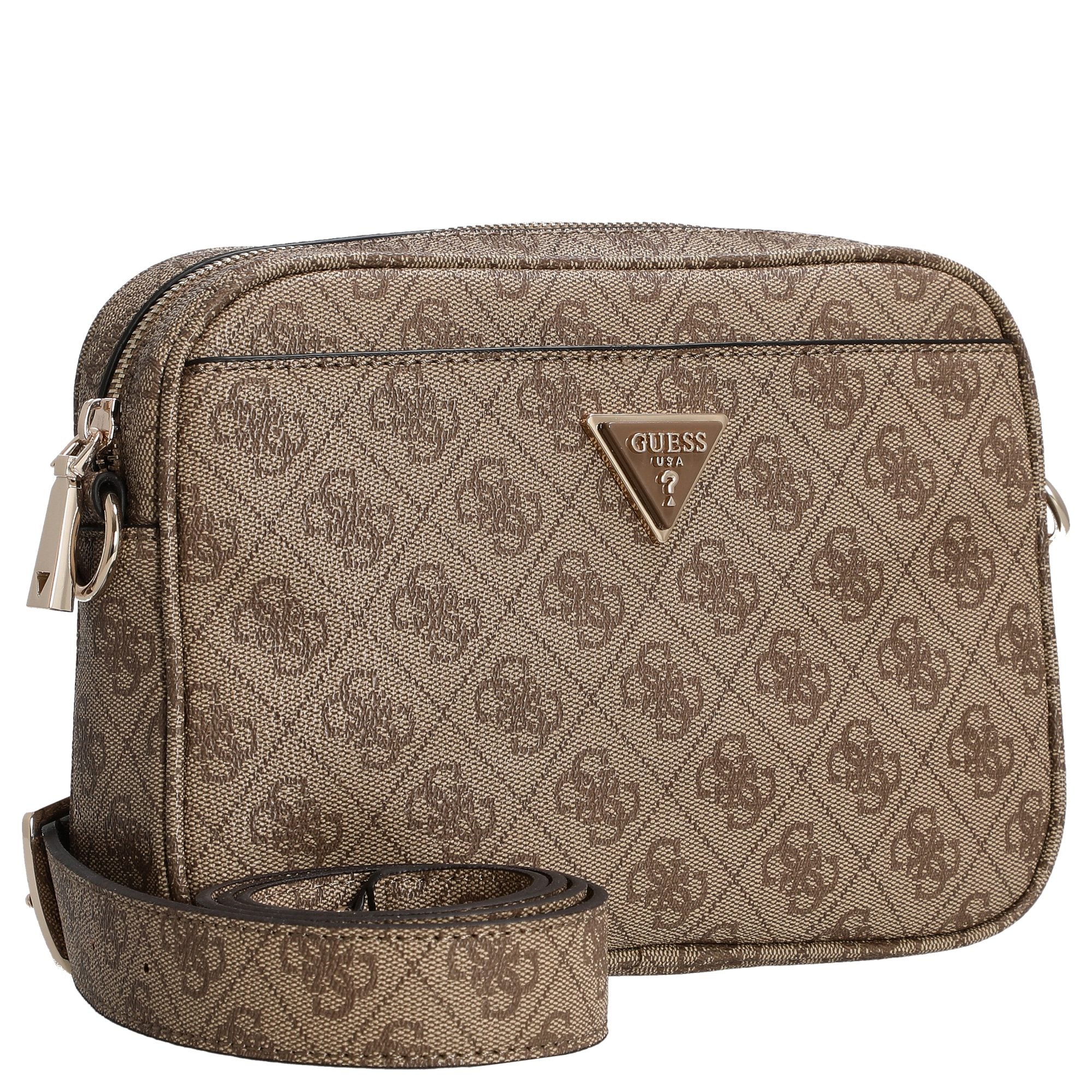 Guess Meridian II - Umhängetasche 24 cm (latte logo) - Image 5
