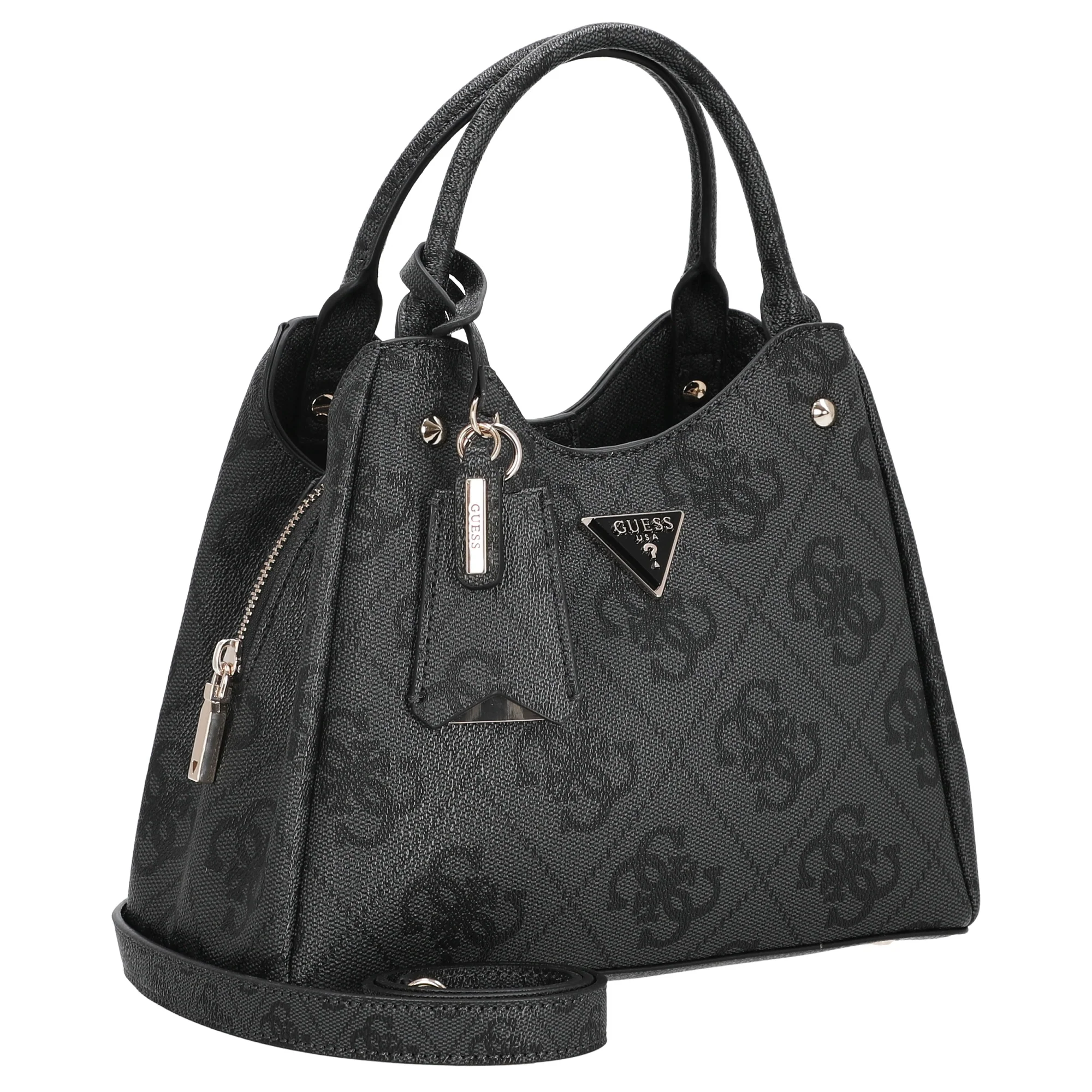 Guess Meridian ll - Henkeltasche 21 cm (coal logo) - Image 5