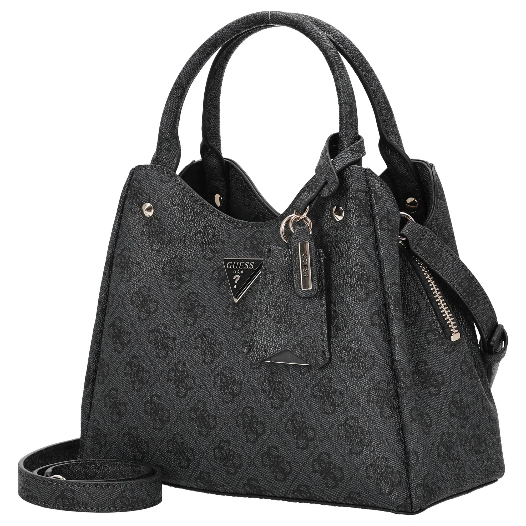 Guess Meridian ll - Henkeltasche 29 cm (coal logo) - Image 2