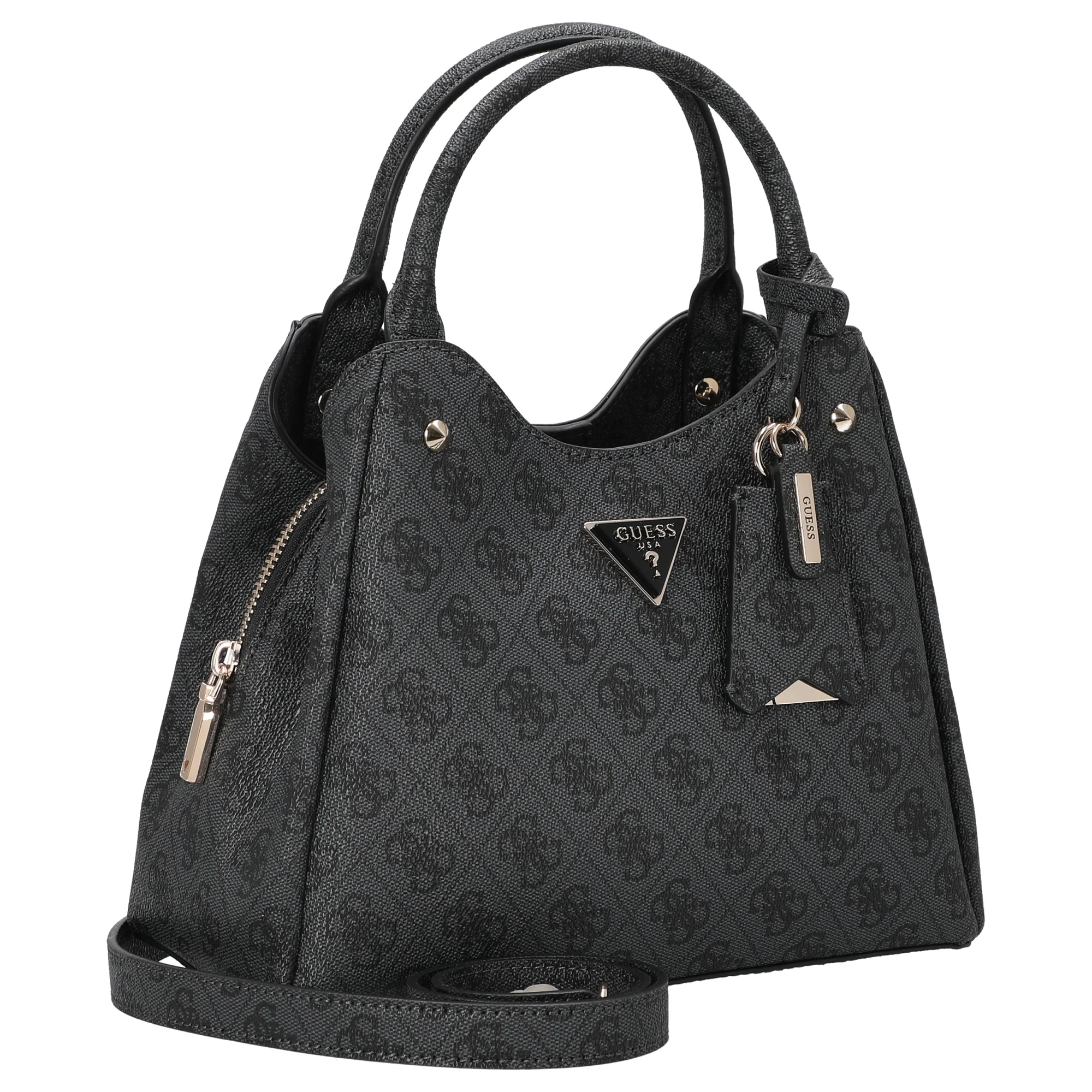 Guess Meridian ll - Henkeltasche 29 cm (coal logo) - Image 5