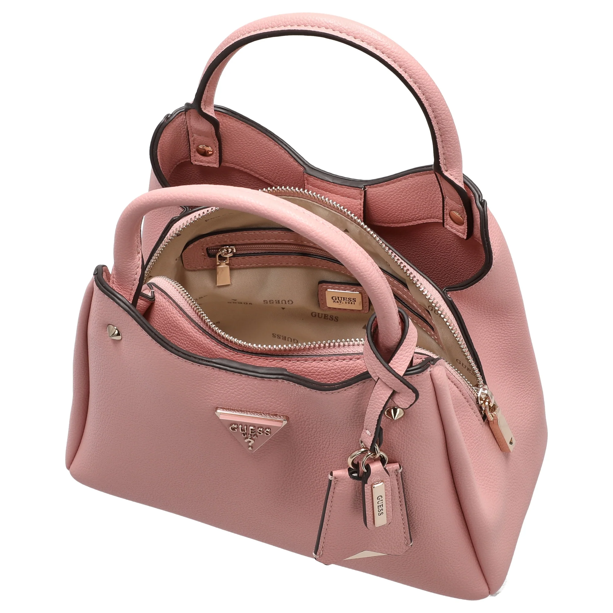 Guess Meridian ll - Henkeltasche S 26 cm (coral pink) - Image 6
