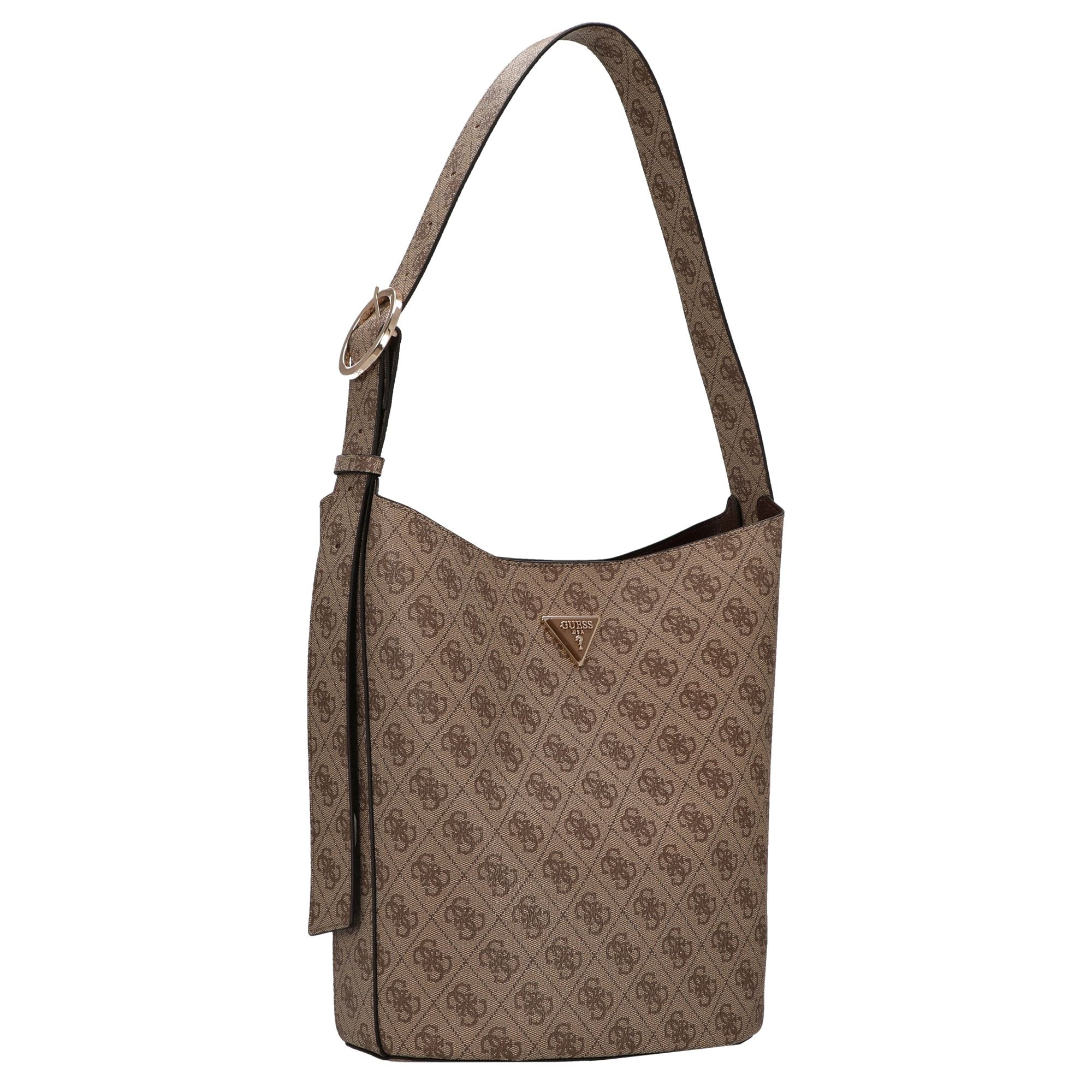 Guess Meridian ll - Schultertasche 28 cm (latte logo) - Image 5