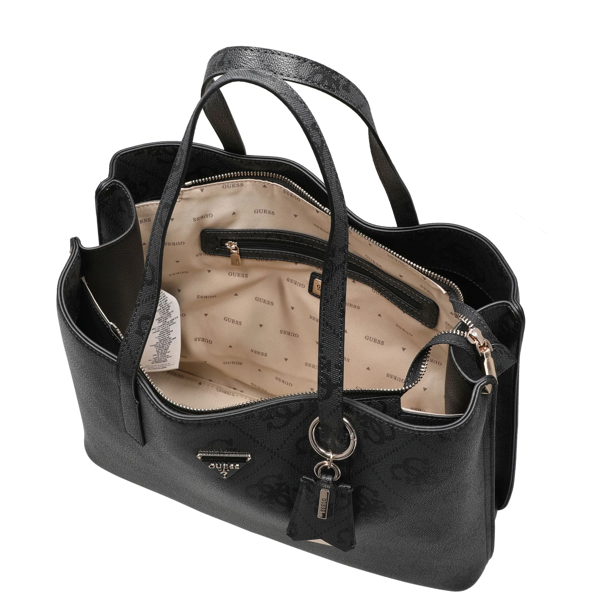 Guess Meridian ll - Shopper 36 cm (coal logo) - Image 6