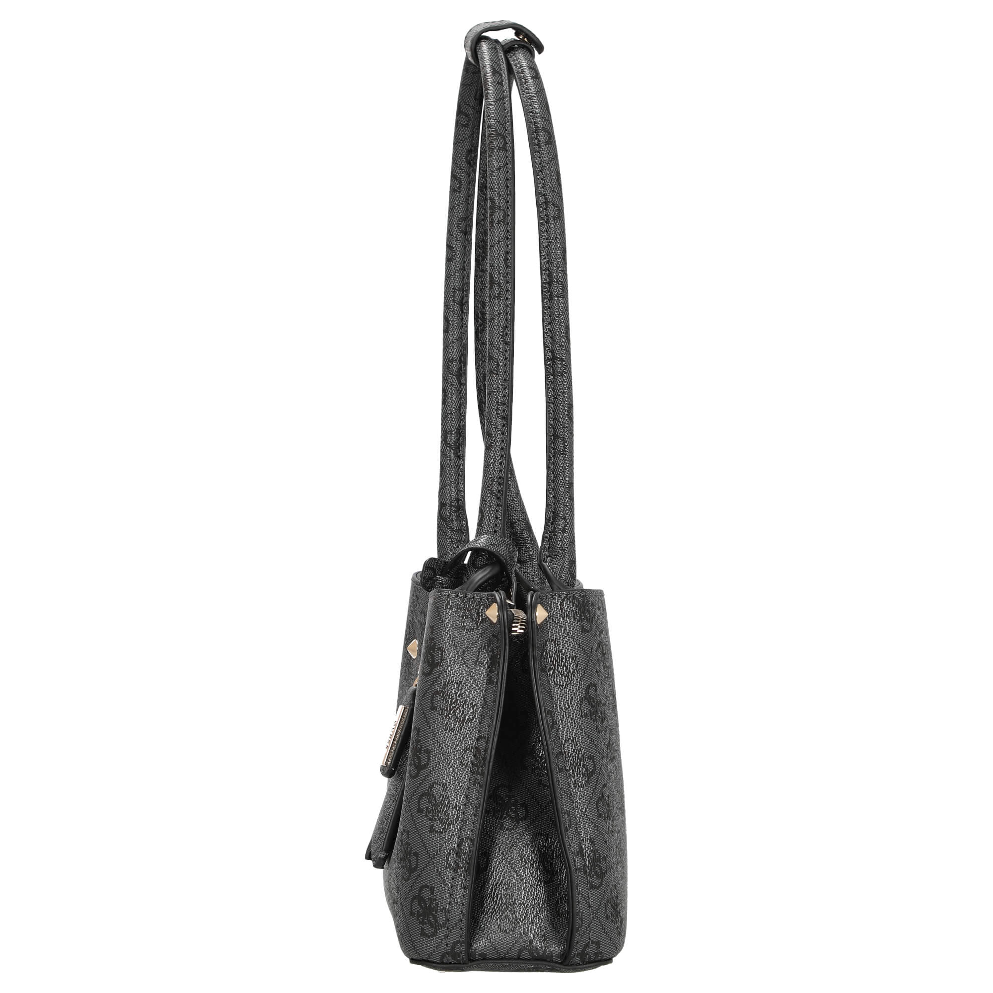 Guess Meridian - Schultertasche 27 cm (coal logo) - Image 3