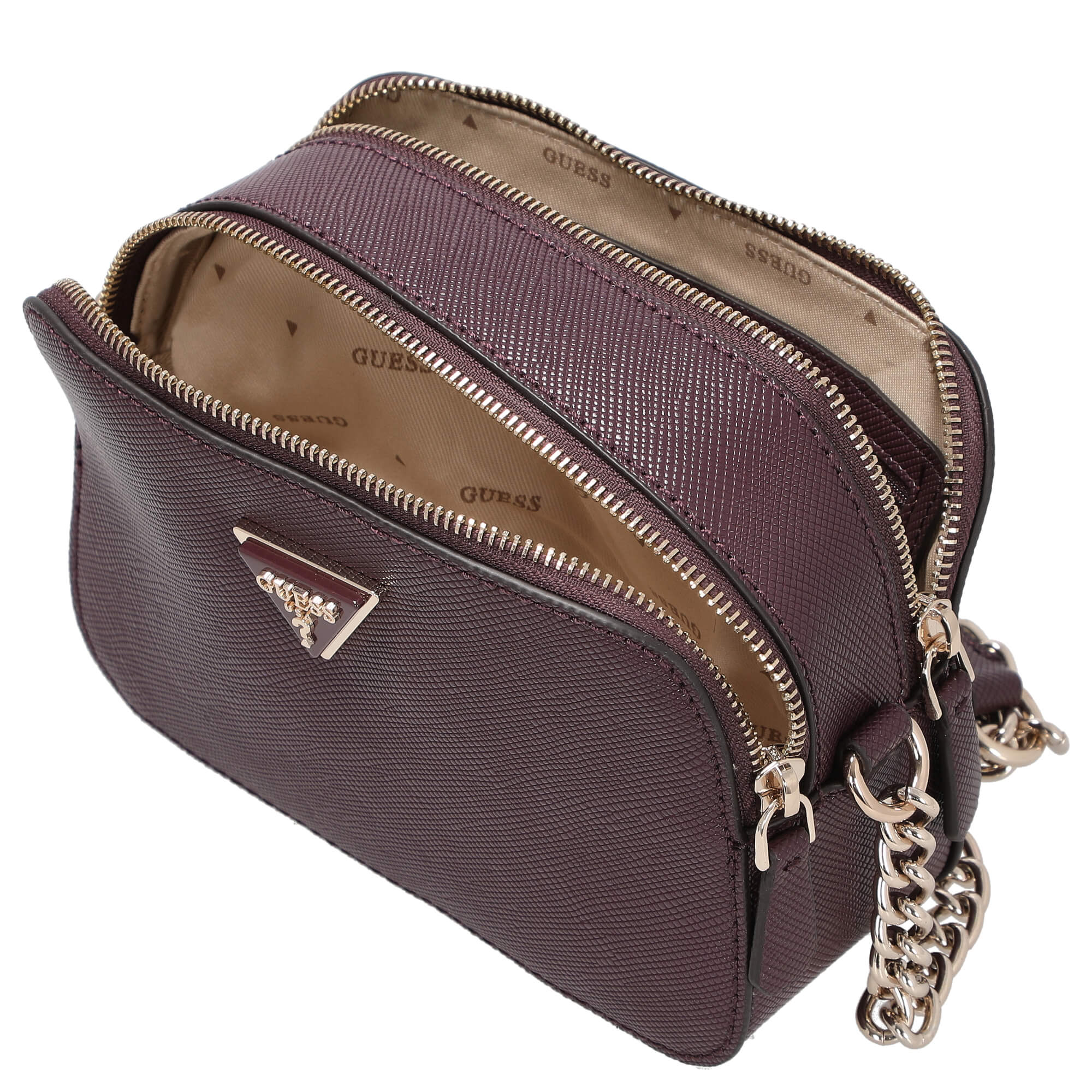 Guess Noelle Crossbody - Umhängetasche 21 cm (aubergine) - Image 6
