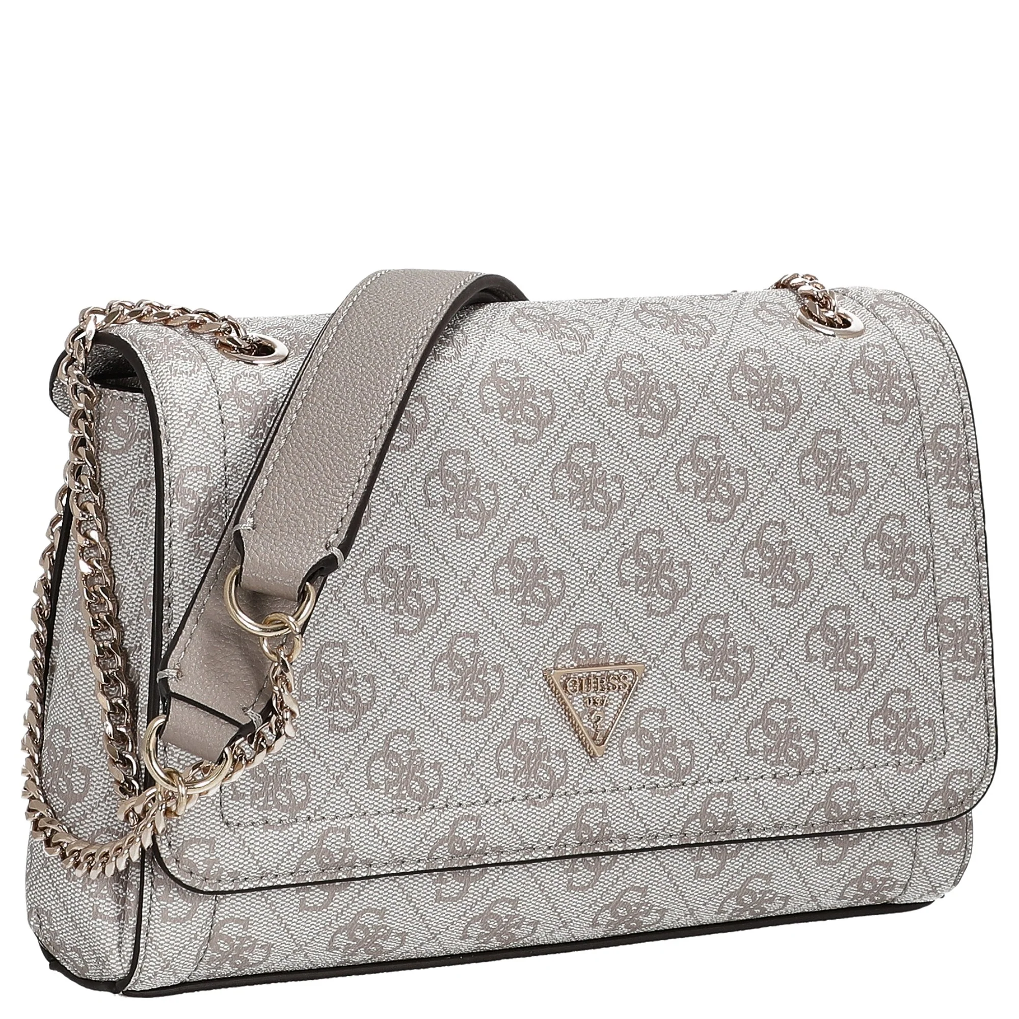 Guess Noelle II Convertible Xbody Flap - Umhängetasche 24 cm (dark taupe logo) - Image 5