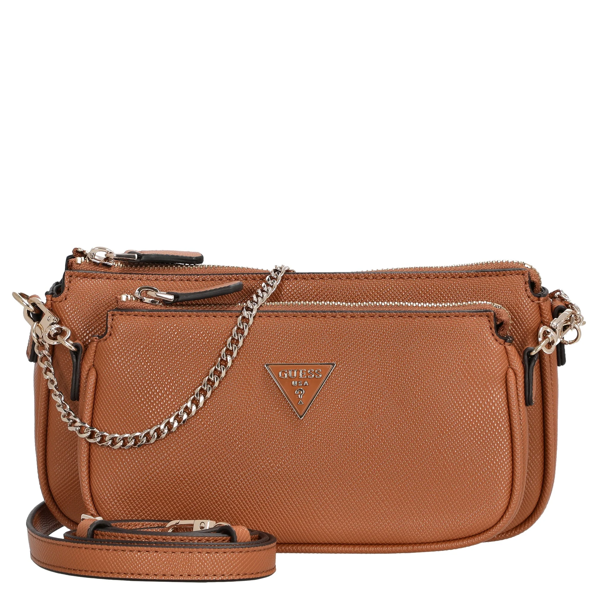Guess Noelle II DBL Pouch - Umhängetasche 24 cm (light cognac)