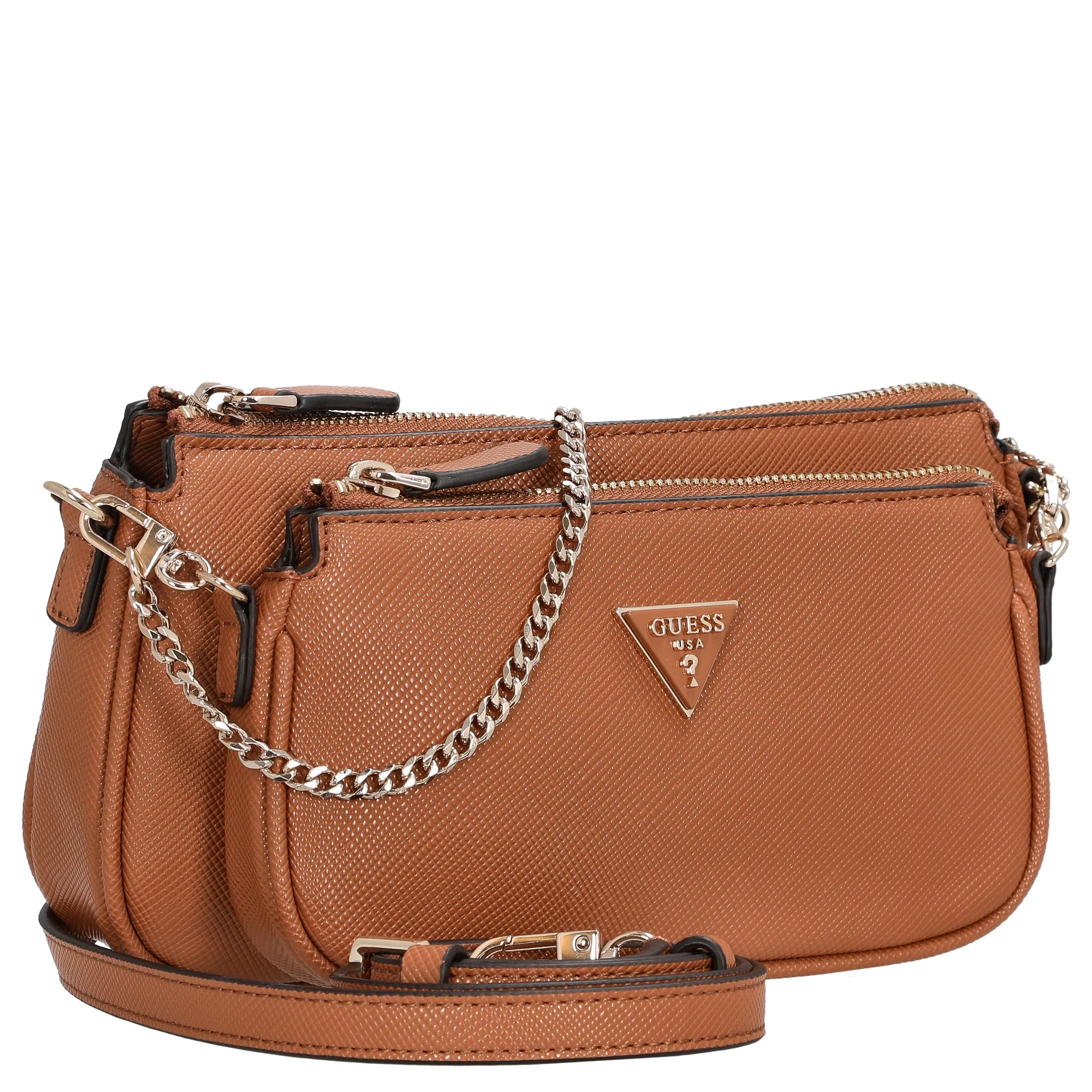 Guess Noelle II DBL Pouch - Umhängetasche 24 cm (light cognac) - Image 5