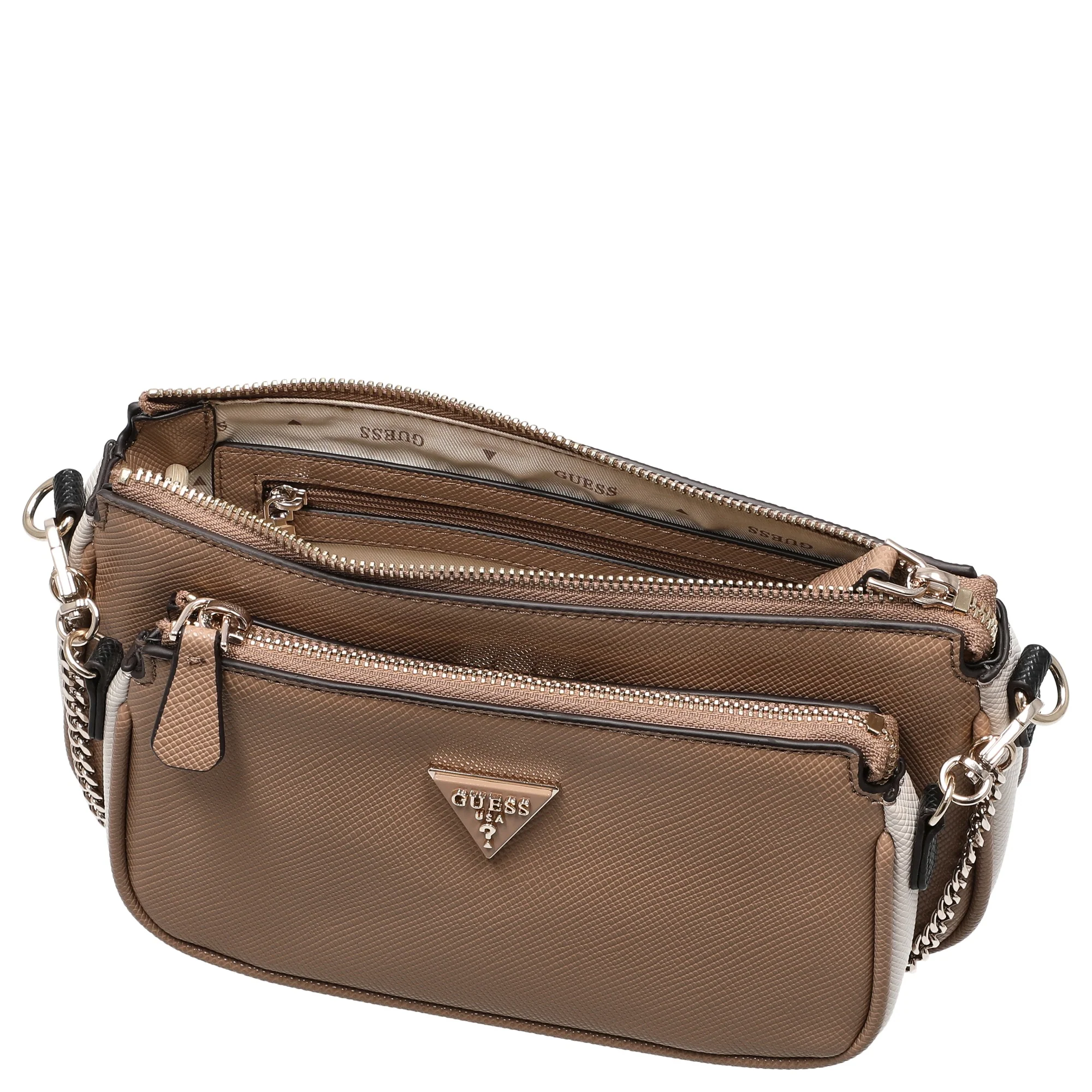 Guess Noelle II DBL Pouch - Umhängetasche 24 cm (tan multi) - Image 6