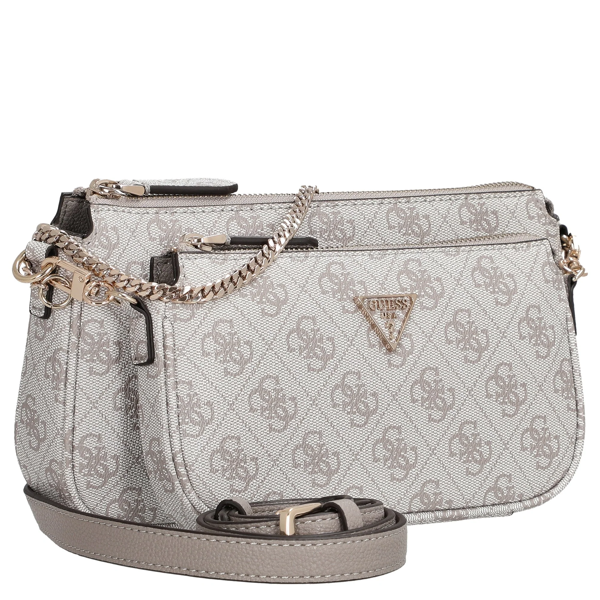 Guess Noelle II DBL - Umhängetasche 24 cm (dark taupe logo) - Image 5