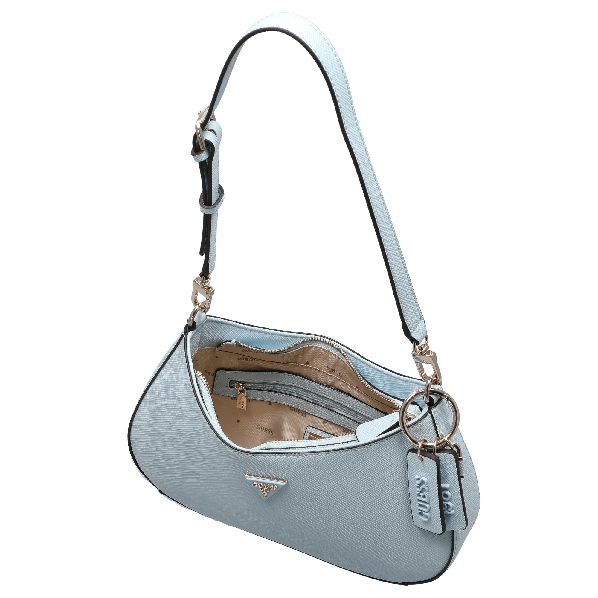 Guess Noelle II Top Zip - Schultertasche 28 cm (aqua) - Image 6