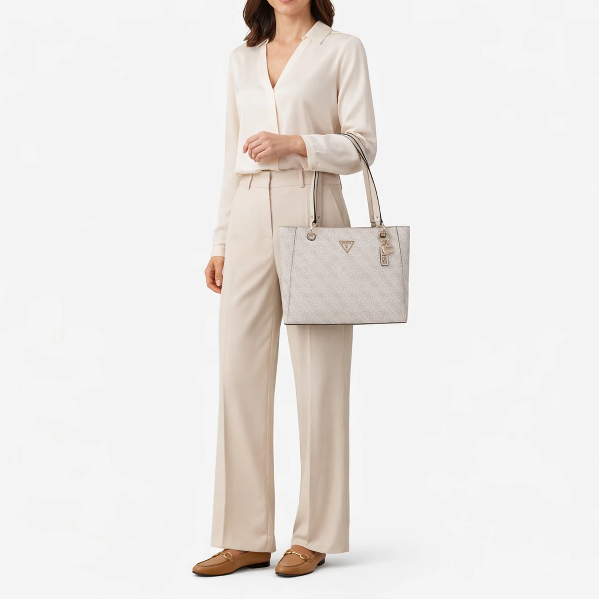 Guess Noelle II Tote - Shopper 35 cm (bone logo) - Image 7