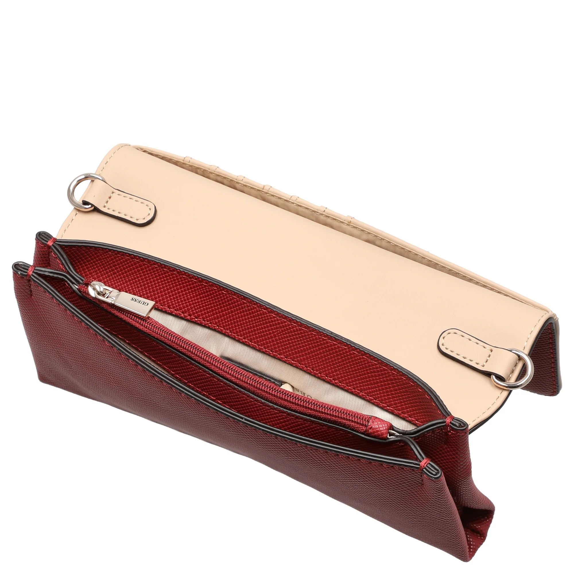 Guess Noelle II Xbody Flap - Umhängetasche 21 cm (garmet) - Image 6