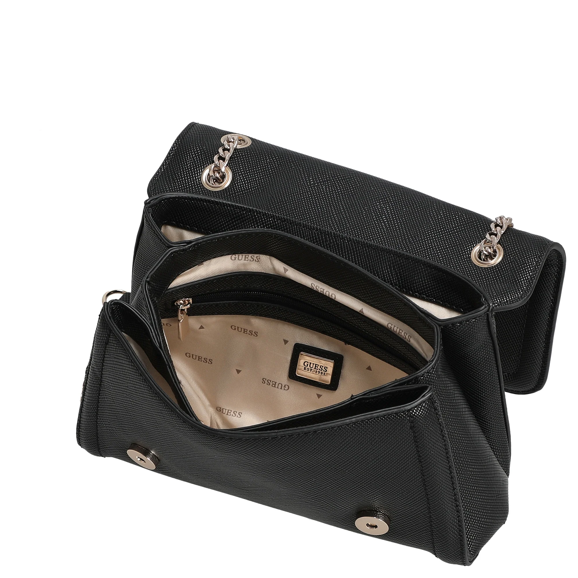 Guess Noelle II Xbody Flap - Umhängetasche 24 cm (black) - Image 6