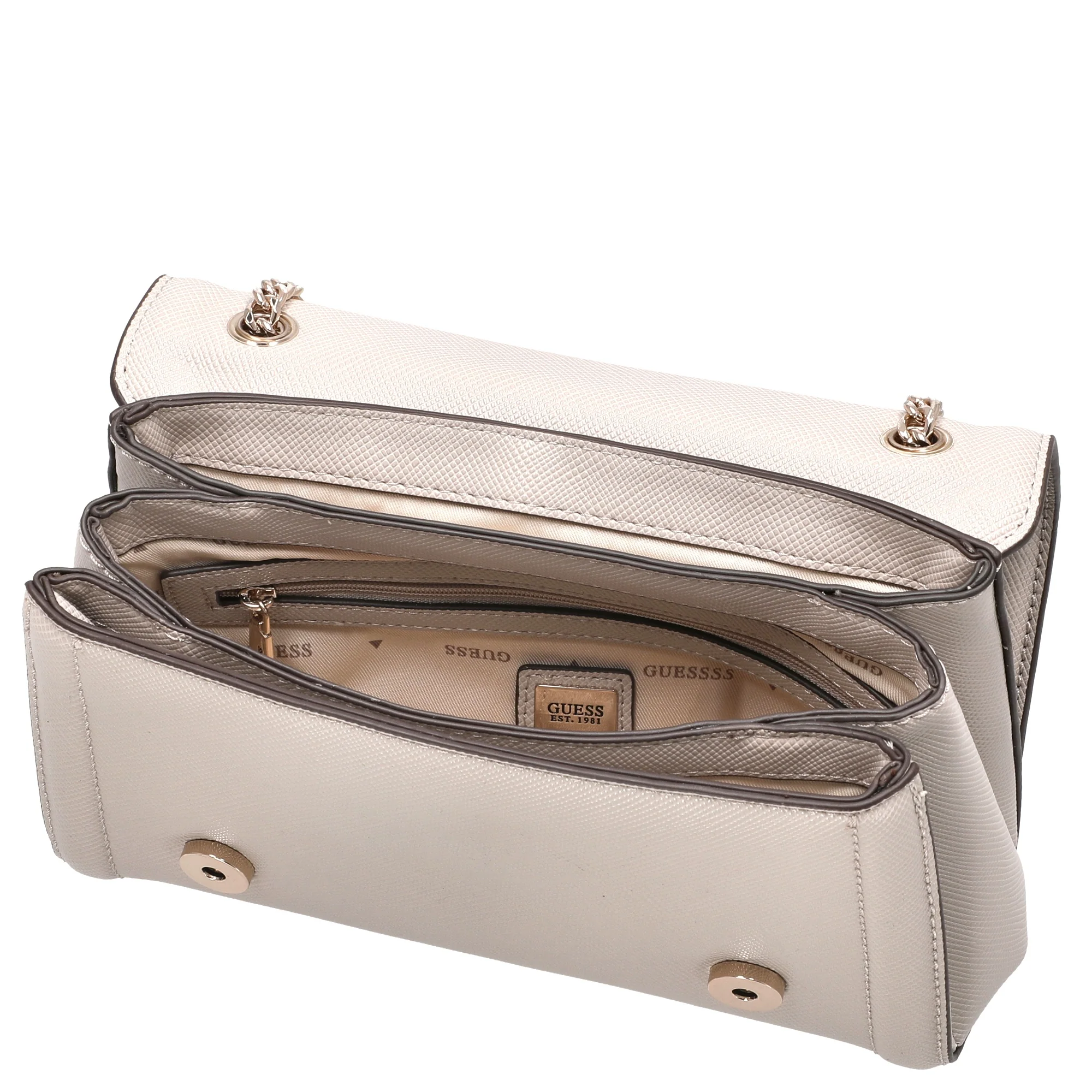 Guess Noelle II Xbody Flap - Umhängetasche 24 cm (taupe) - Image 6