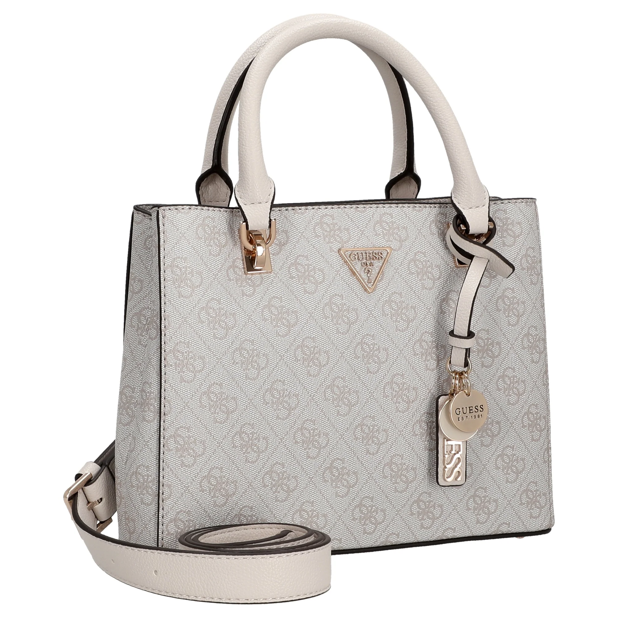 Guess Noelle ll - Henkeltasche 25 cm (bone logo) - Image 5
