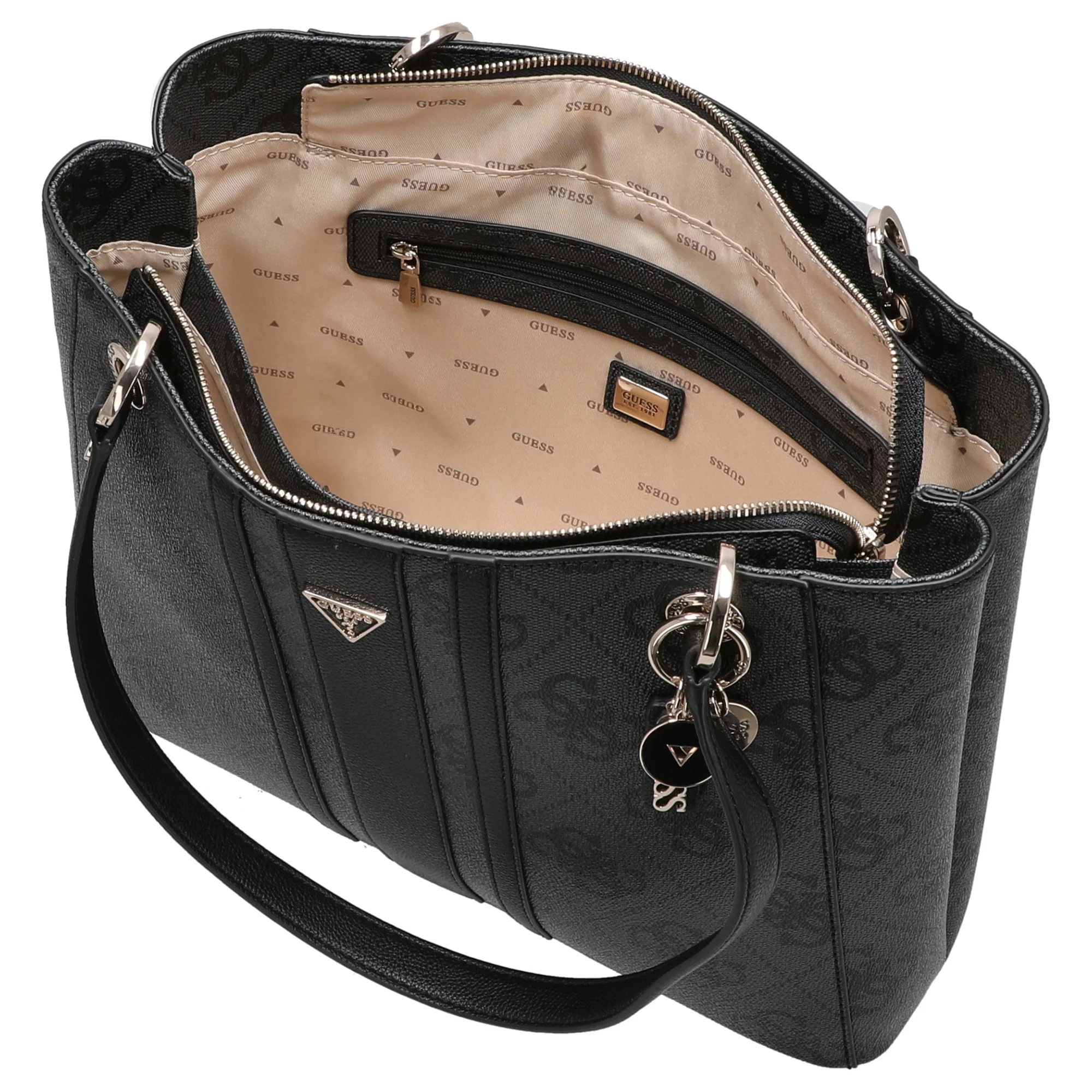 Guess Noelle ll Tote - Shopper 37 cm (coal logo) - Image 6