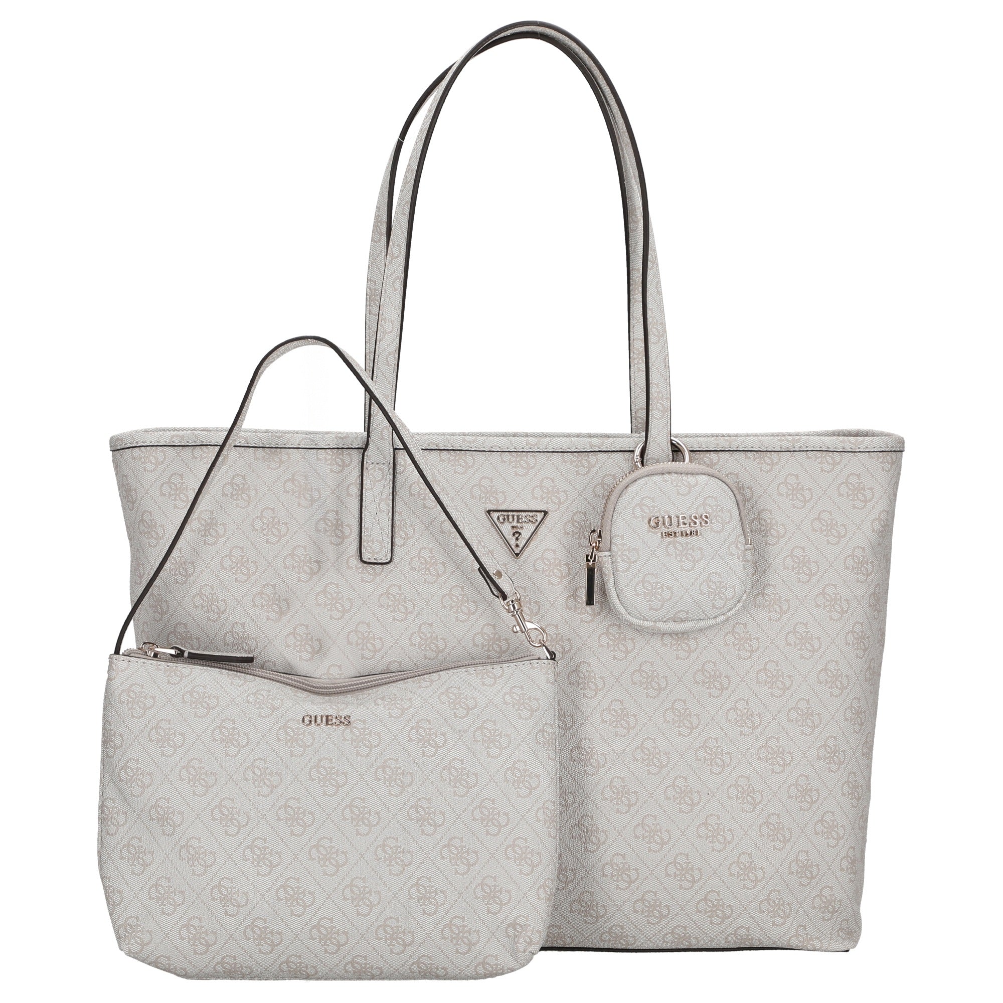 Guess Power Play II Large Tech Tote - Shopper 39 cm (bone logo) - Image 6